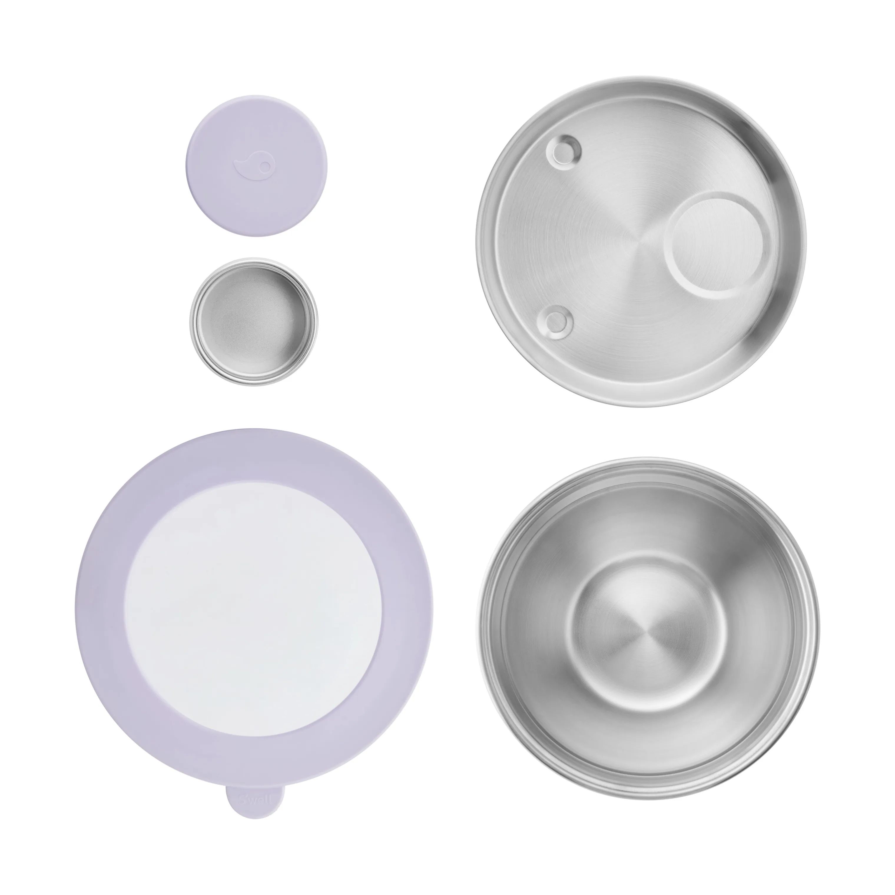 S'well Røreskålsæt Opbevaringssæt - 5 dele i Lilac, 4