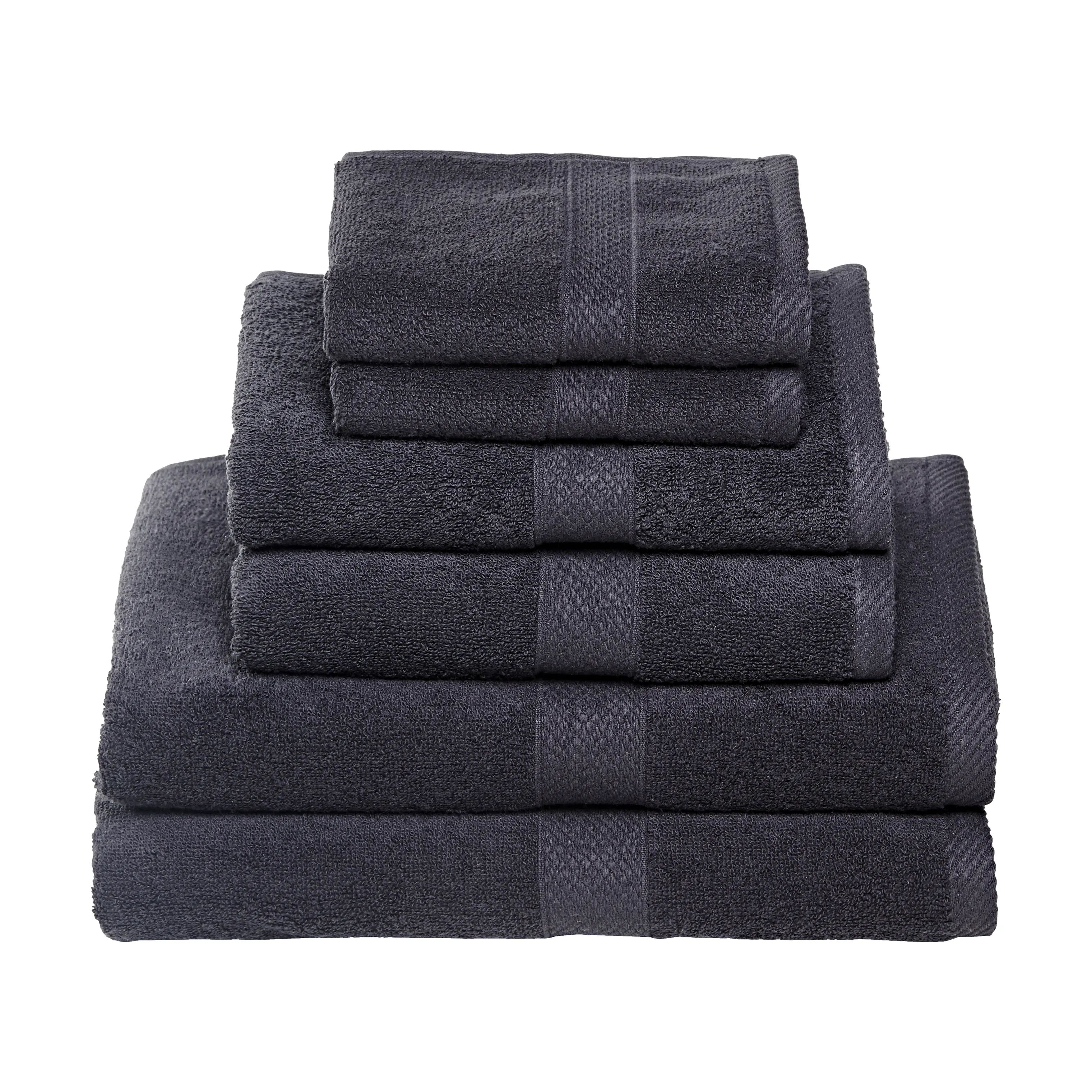 Egeria Håndklæder Diamant Håndklæde - 4 stk. i black, 3