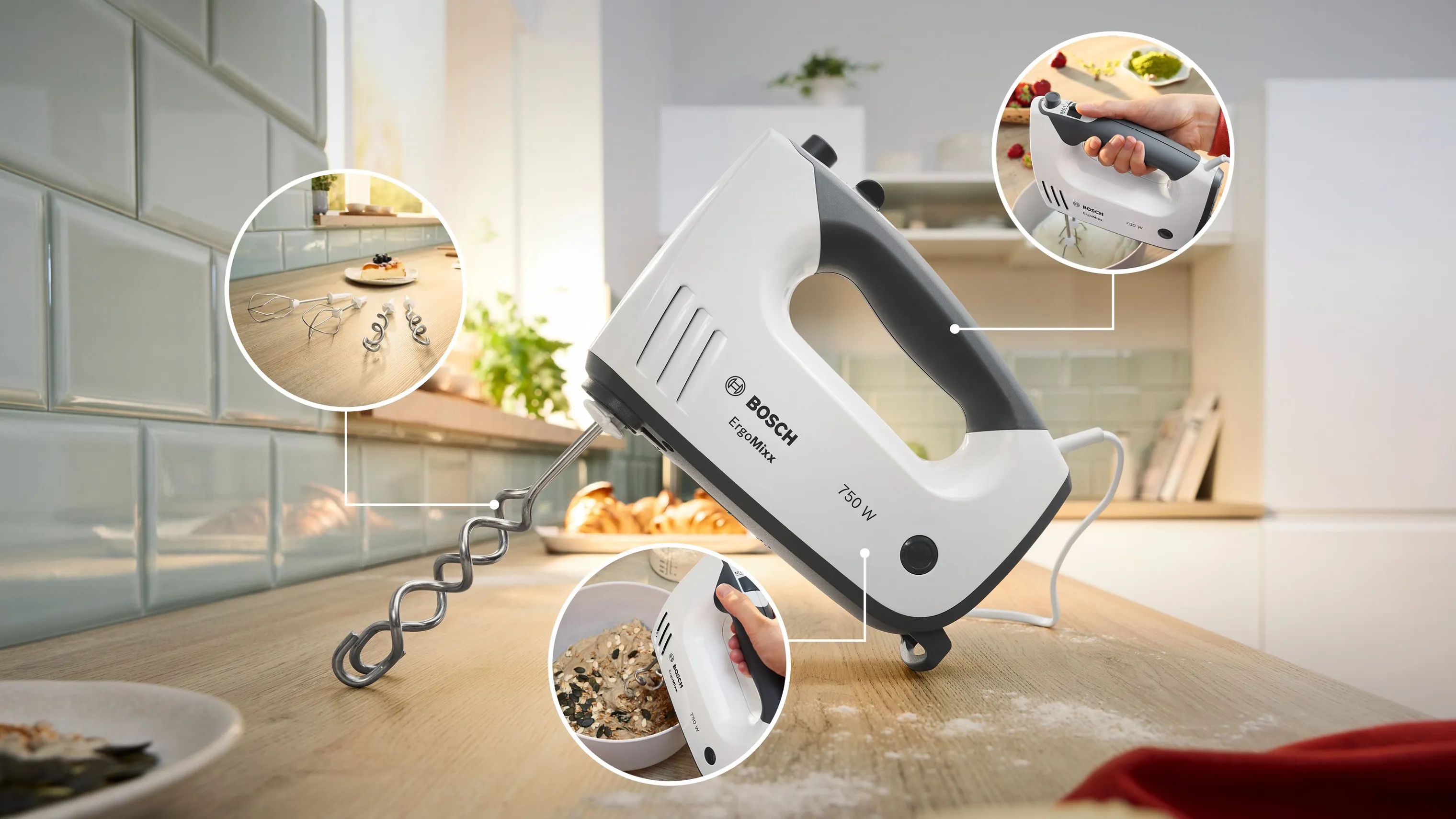 Bosch Håndmixere ErgoMixx Håndmixer i Hvid, 2