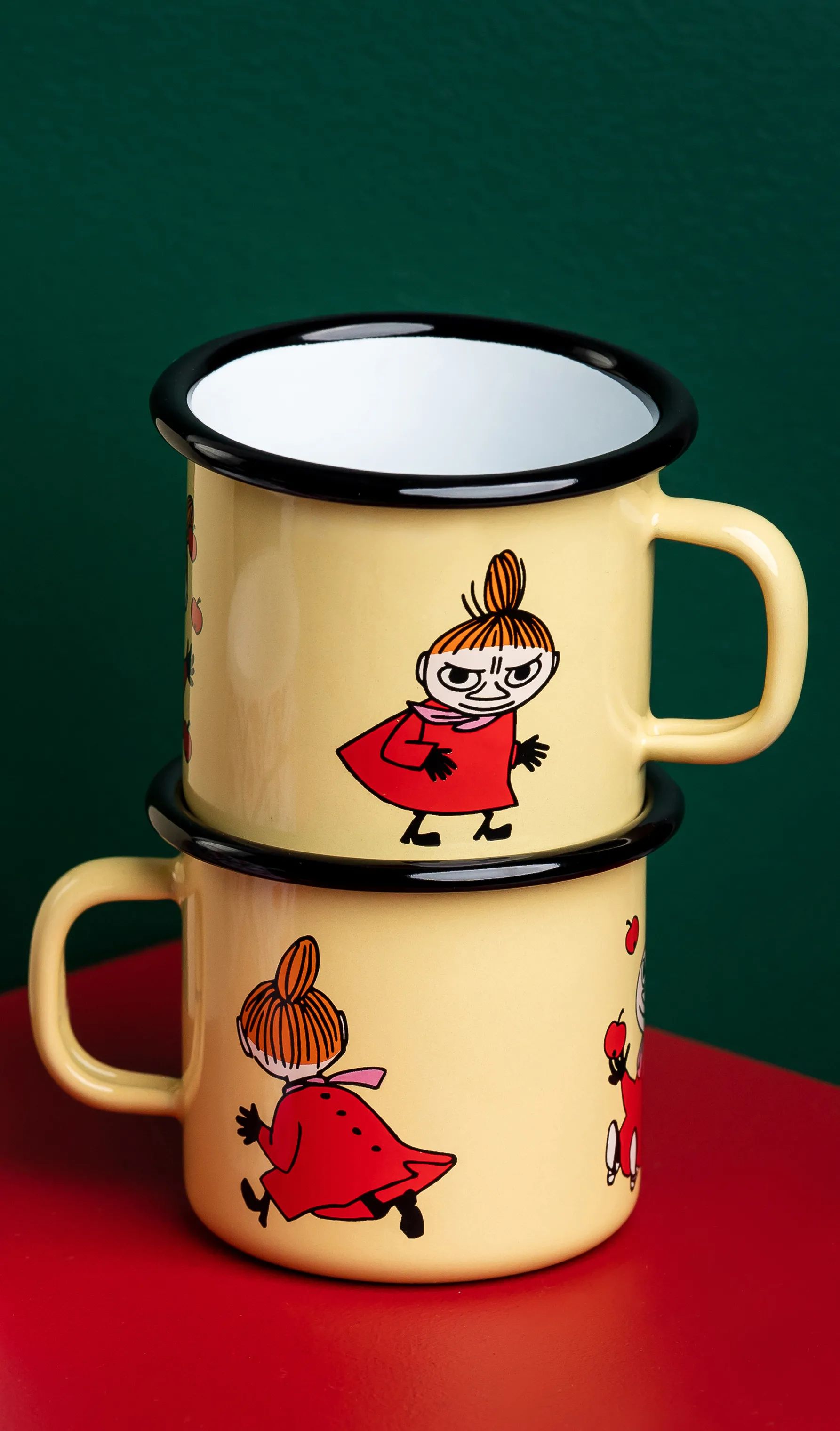 Muurla Krus og kopper med hank Moomin Krus - Little My Retro i Little My Retro, 25 cl, 3