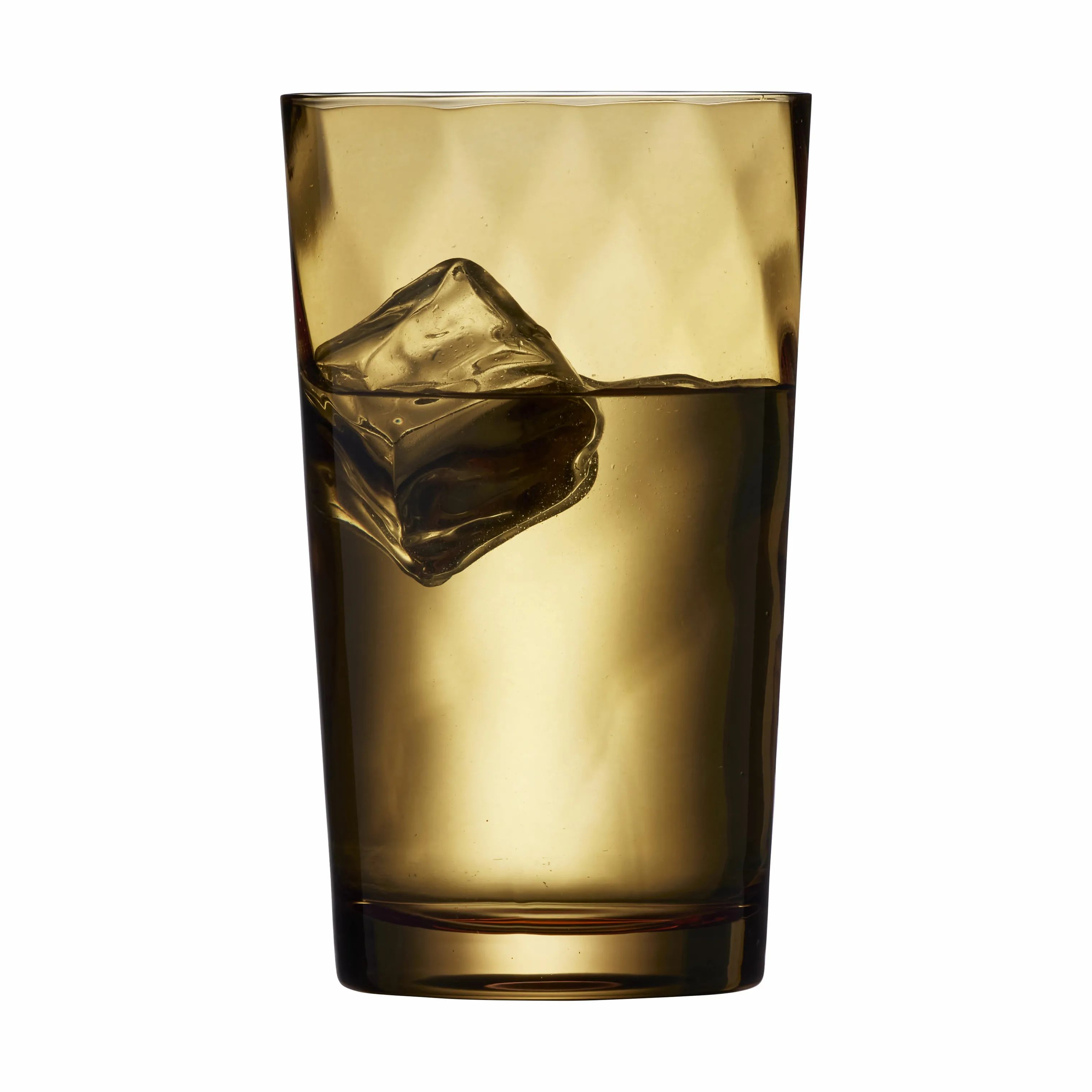 Lyngby Glas Vandglas Vienna Highball Vandglas - 4 stk. i Amber, 4