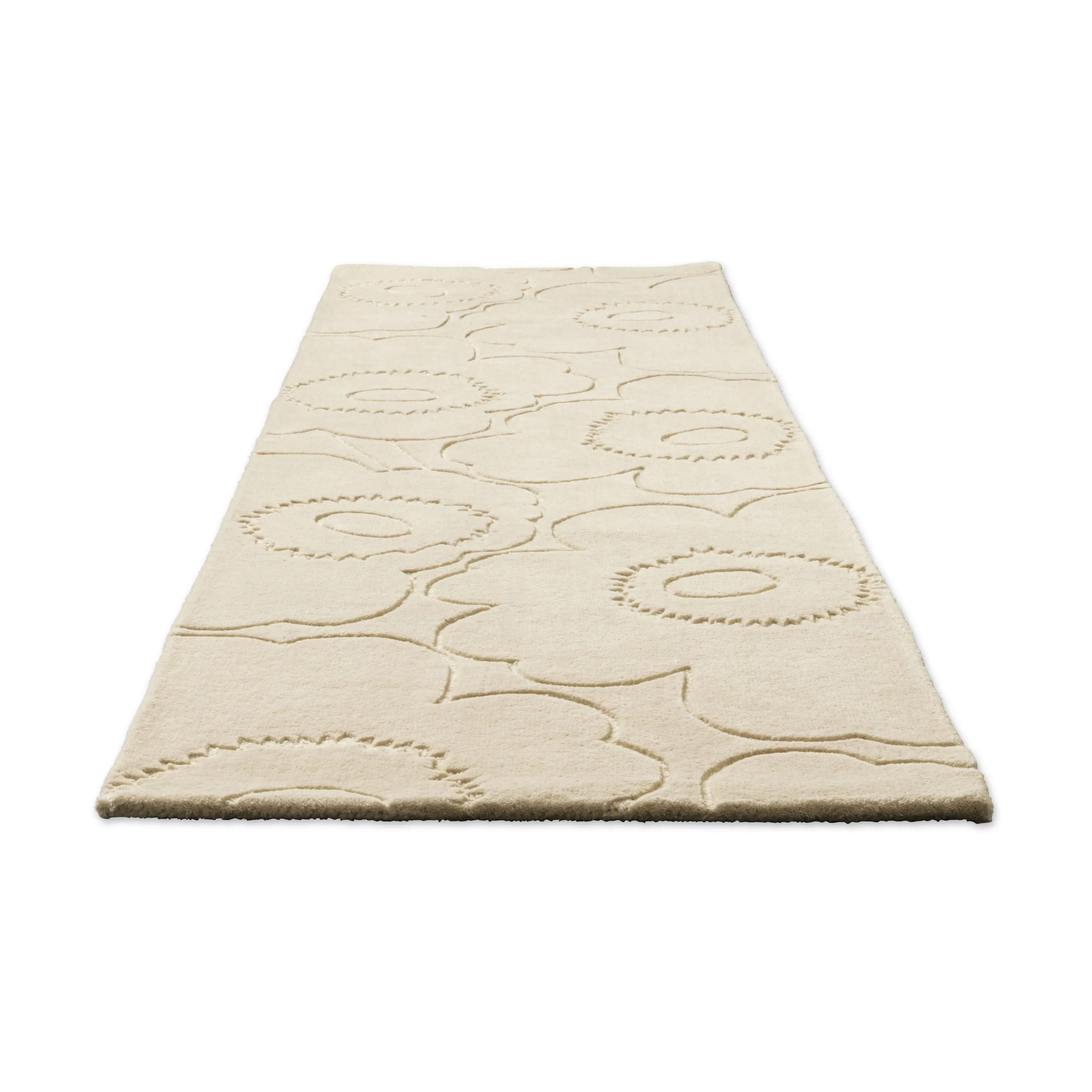 Marimekko by Brink & Campman Gulvtæpper Piirto Unikko Tæppeløber i Beige/hvid, B80 x L300 cm, 3
