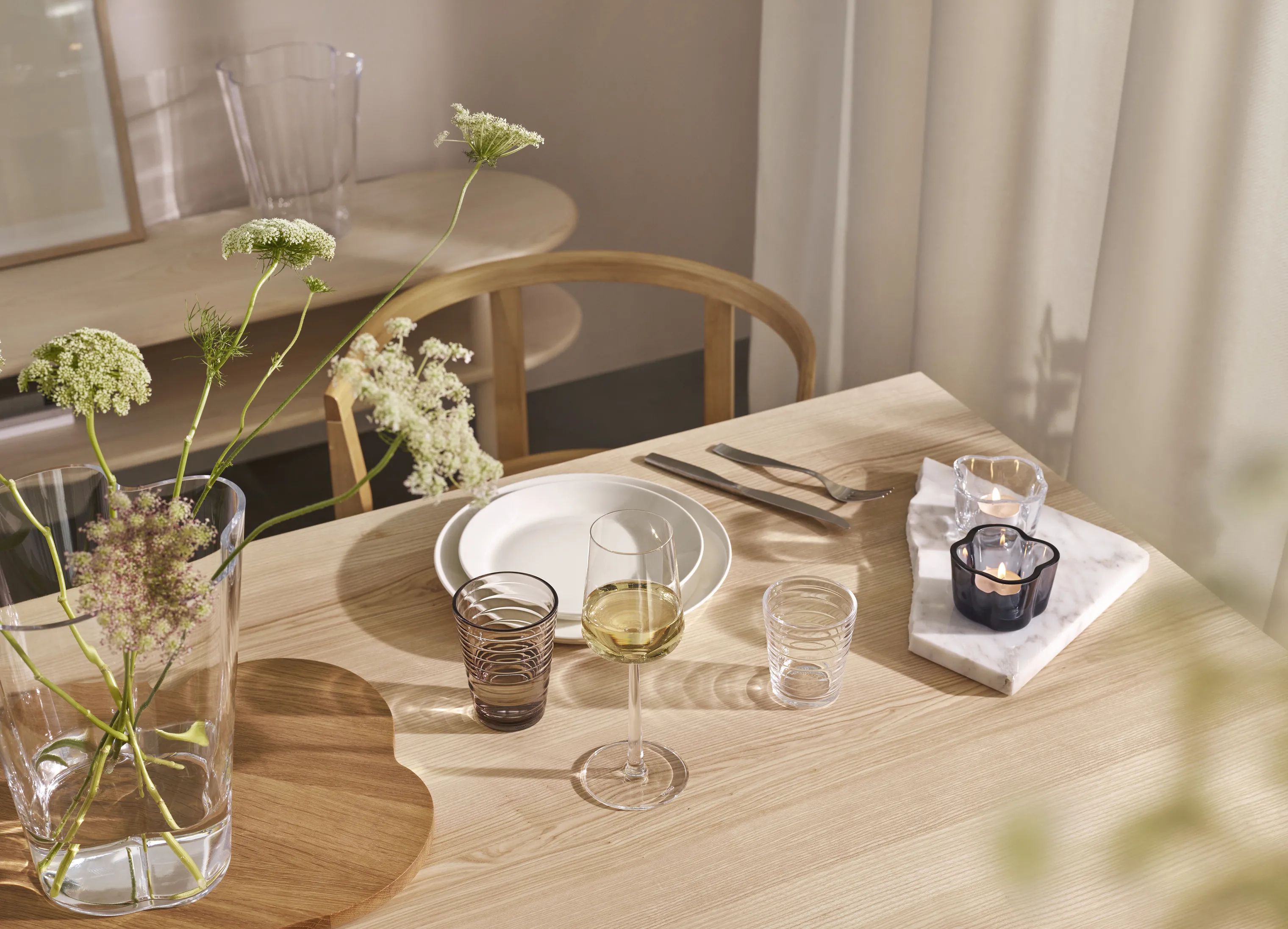 Iittala Frokosttallerkener Teema Tallerken i Hvid, 17 cm, 2