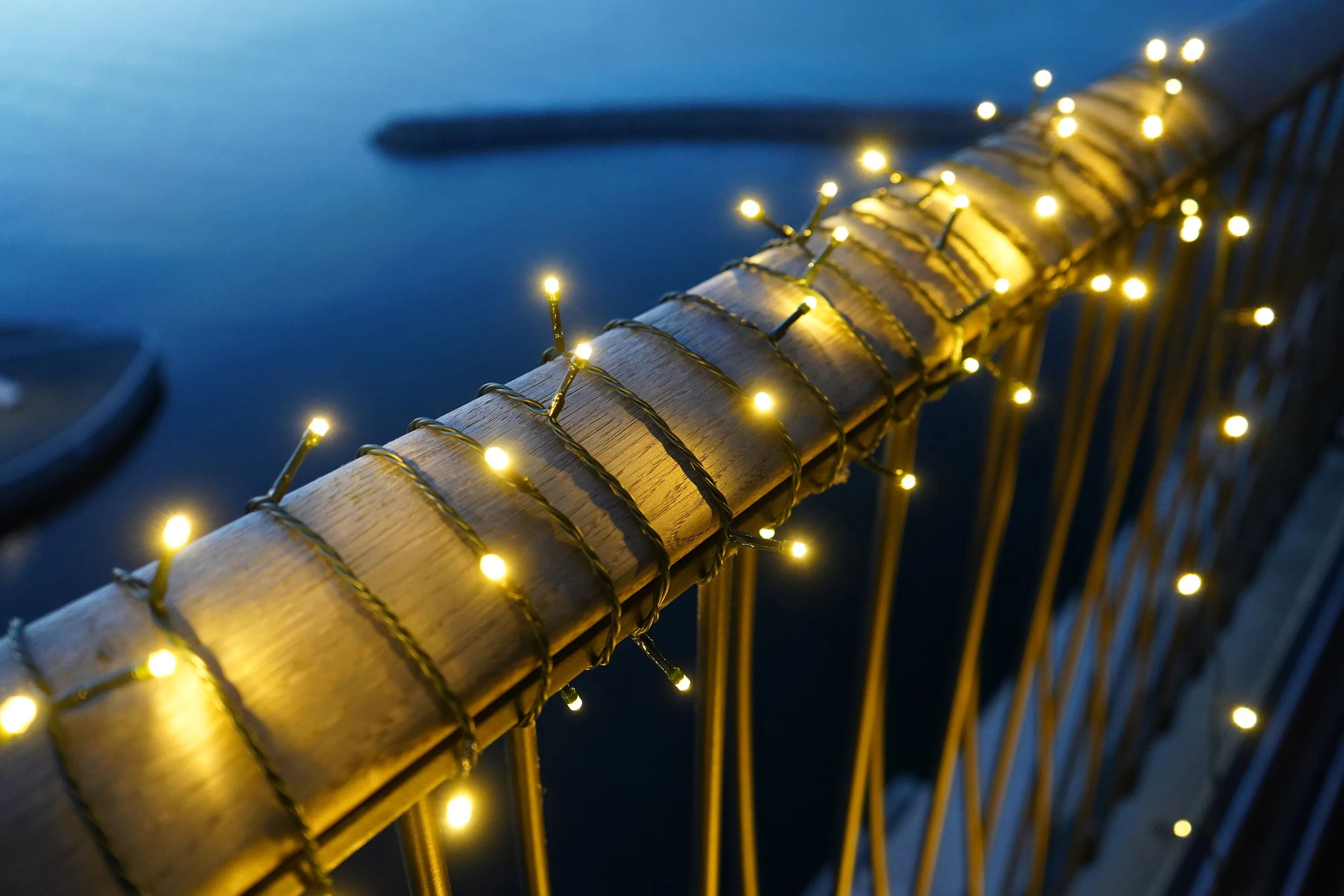 Sirius Lyskæder Easy-Line Batteri LED Lyskæde i Klar, 9,95 meter, 2