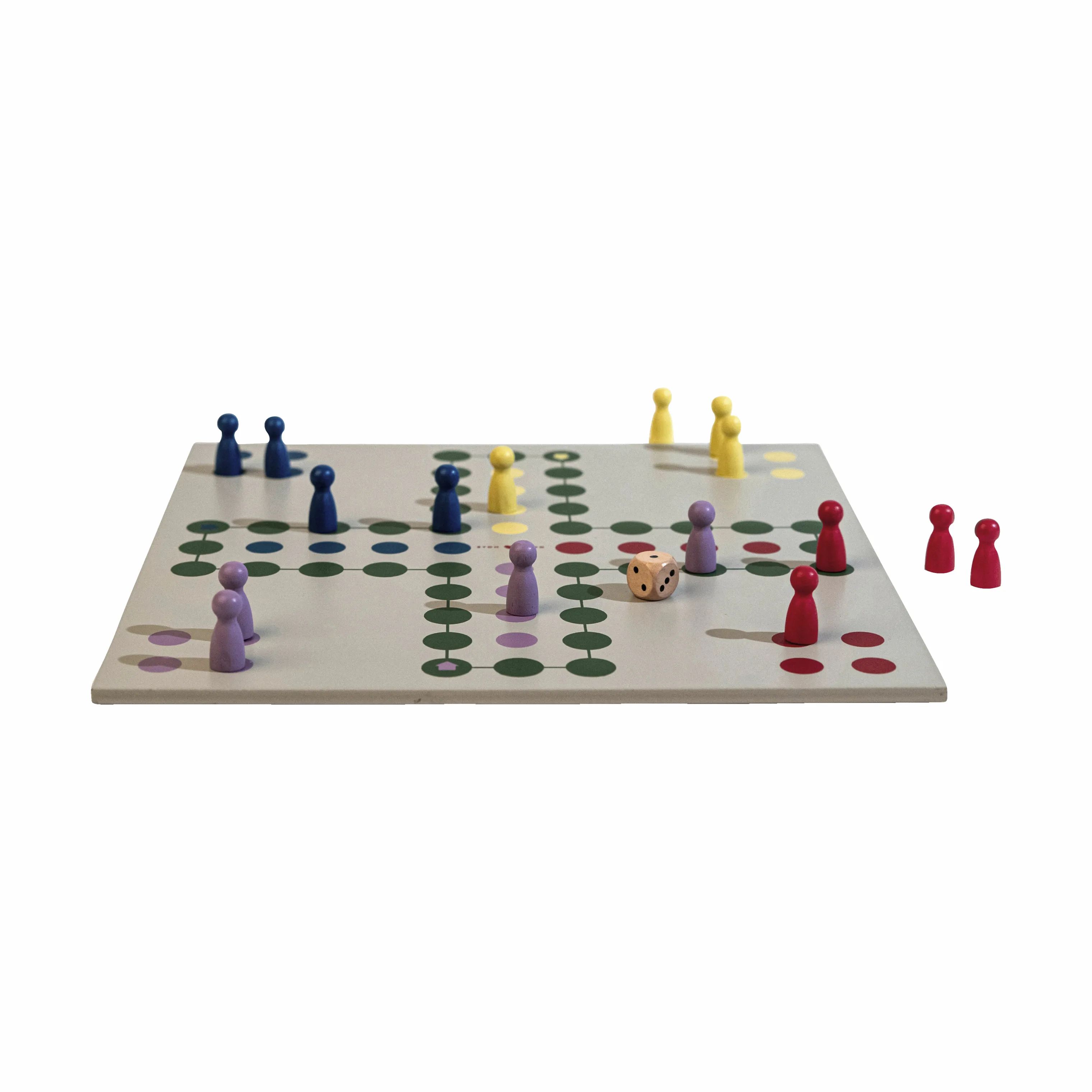 ByOn Spil Brætspil - Ludo i Grå, 1