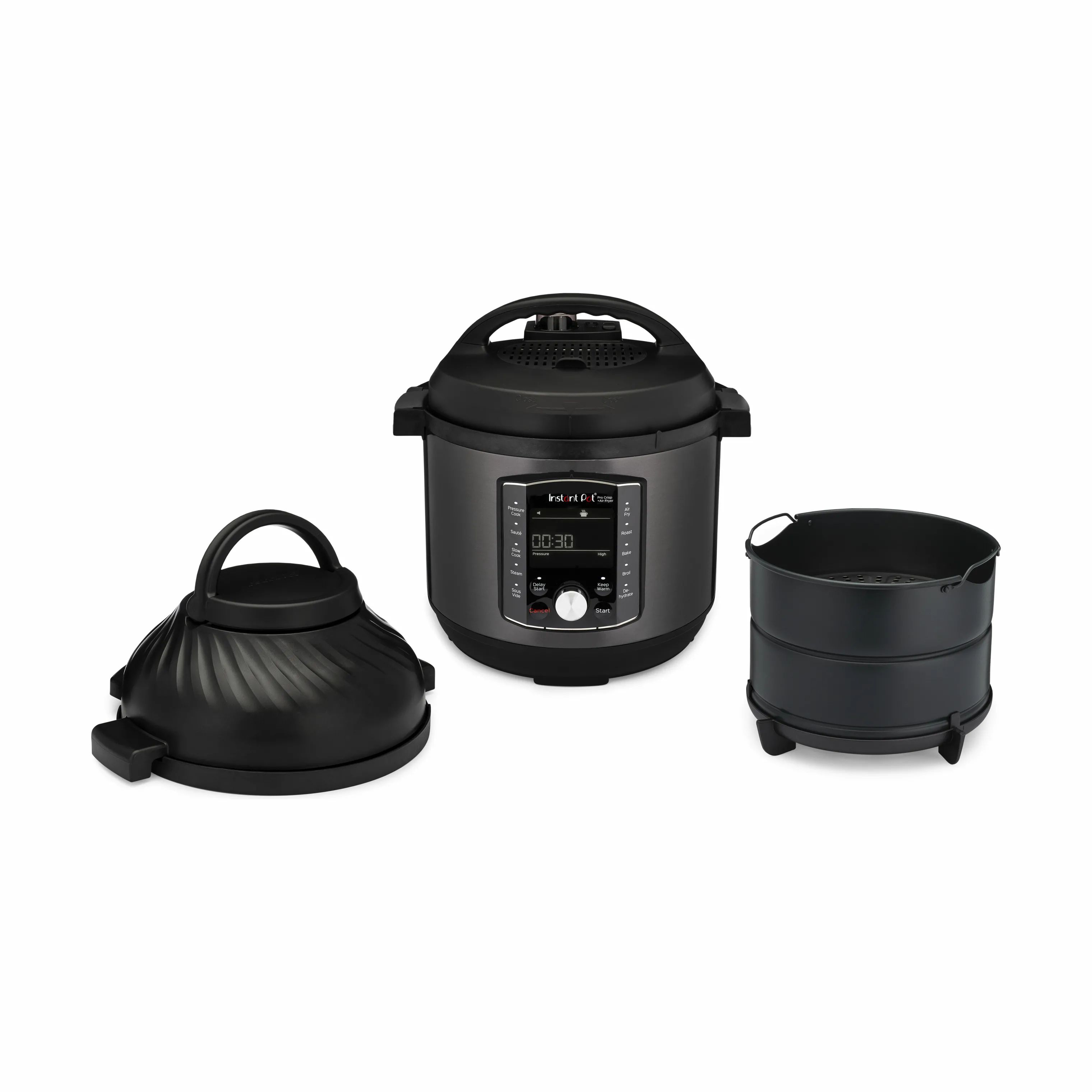 Instant Slowcookere og multicookere Pro Crisp 8 Multicooker og airfryer 11 i 1 i Black, 4