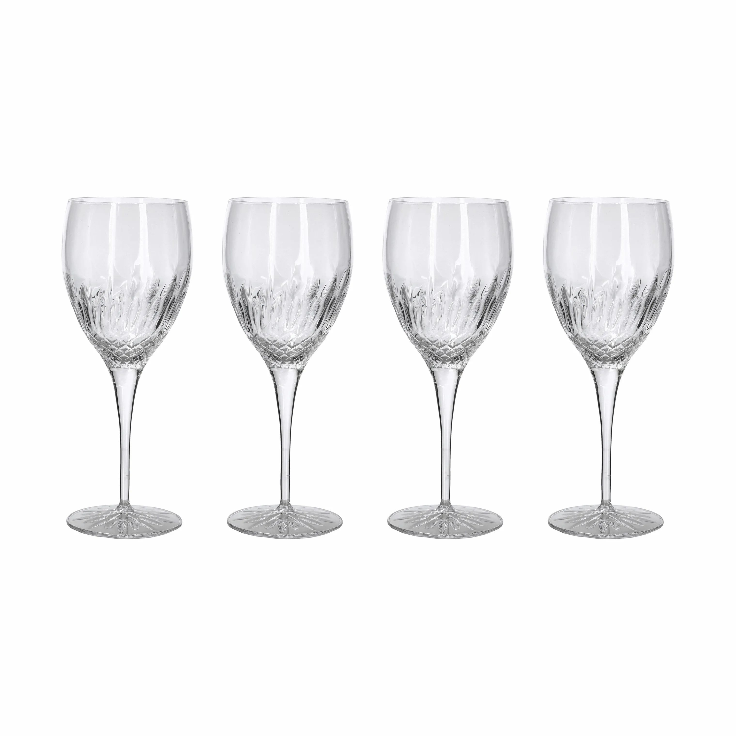 Luigi Bormioli Rødvinsglas Diamante Rødvinsglas - 4 stk. i Klar, 52 cl, 1