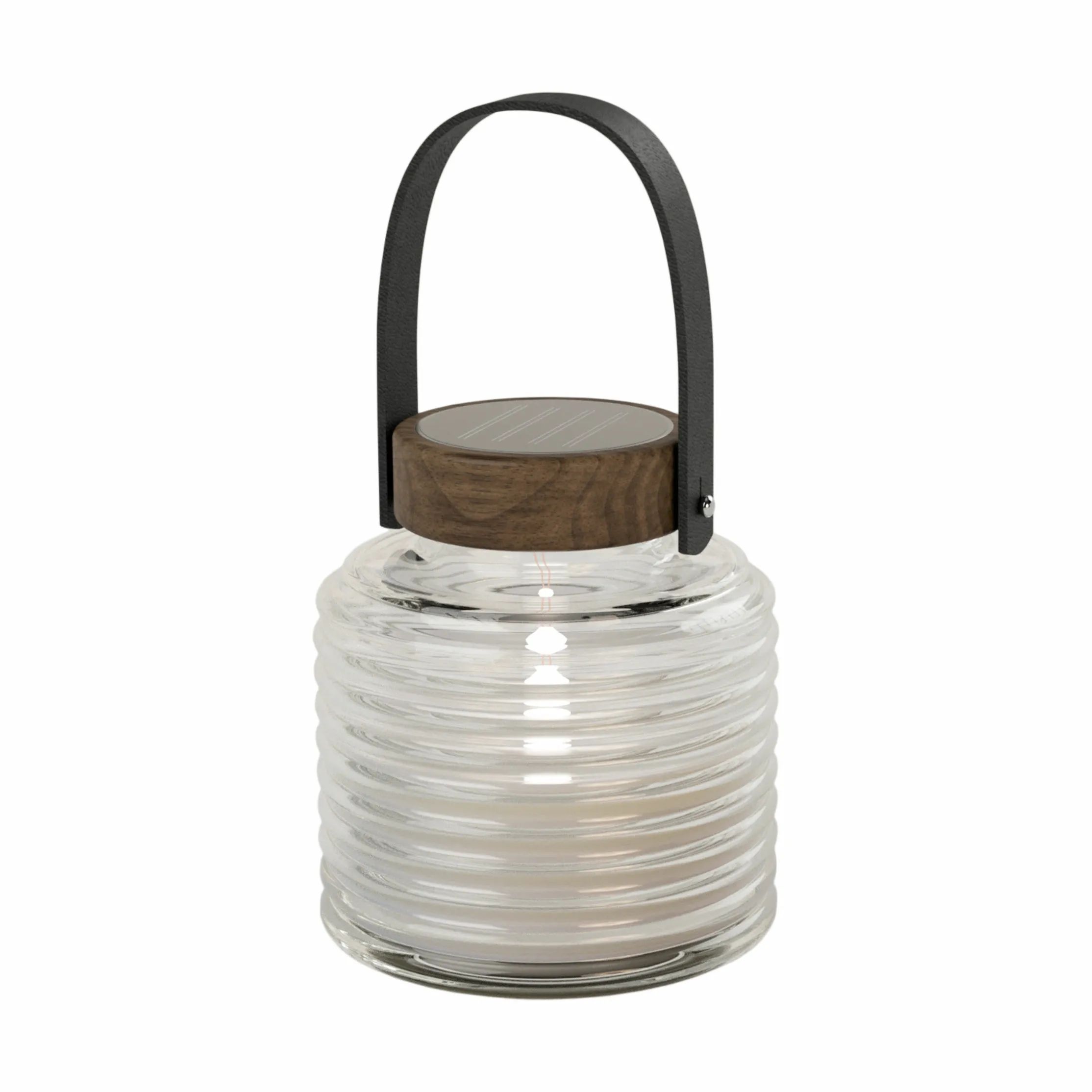 Sirius LED-lys Aston Solar LED Krukke i Sort/brun, 16,3 cm, 1
