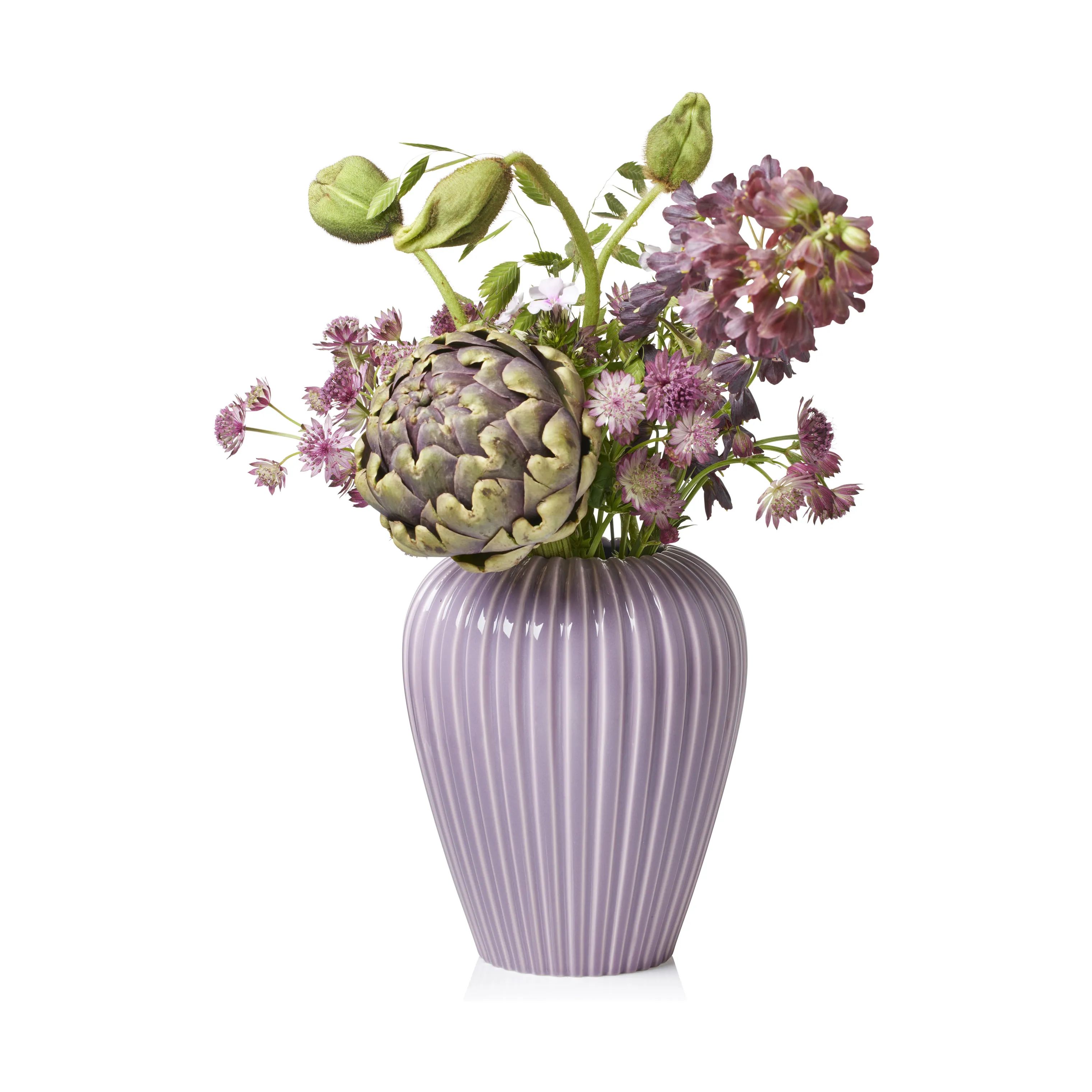 erik bagger a/s Vaser Eslau Lilje Vase i syren, 20 cm, 4