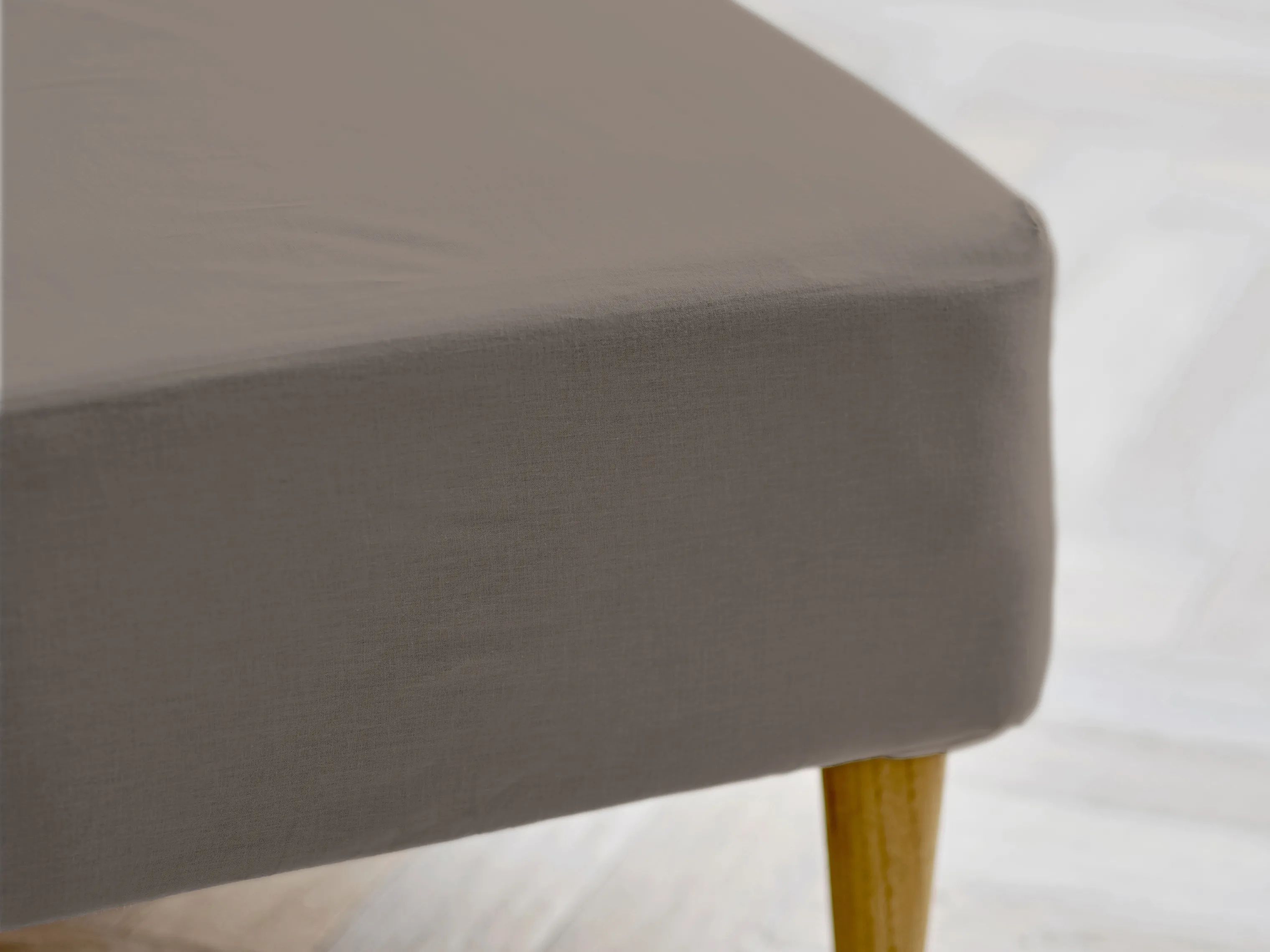 Södahl Lagner Organic Calm Boxlagen i Taupe, B140 x L200 cm, 2