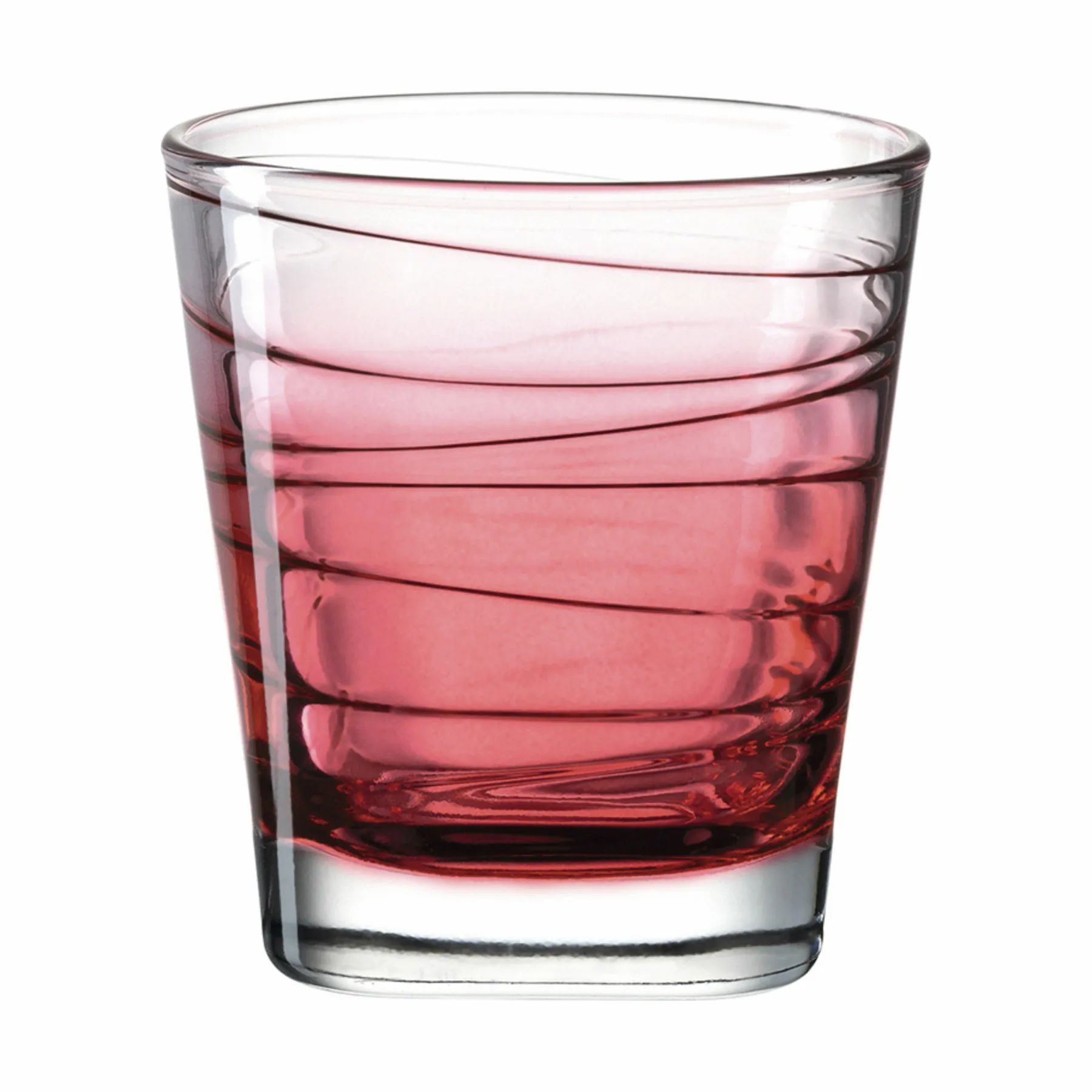 Leonardo Vandglas Vario Vandglas - 6 stk. i Klar/rød, 25 cl, 2