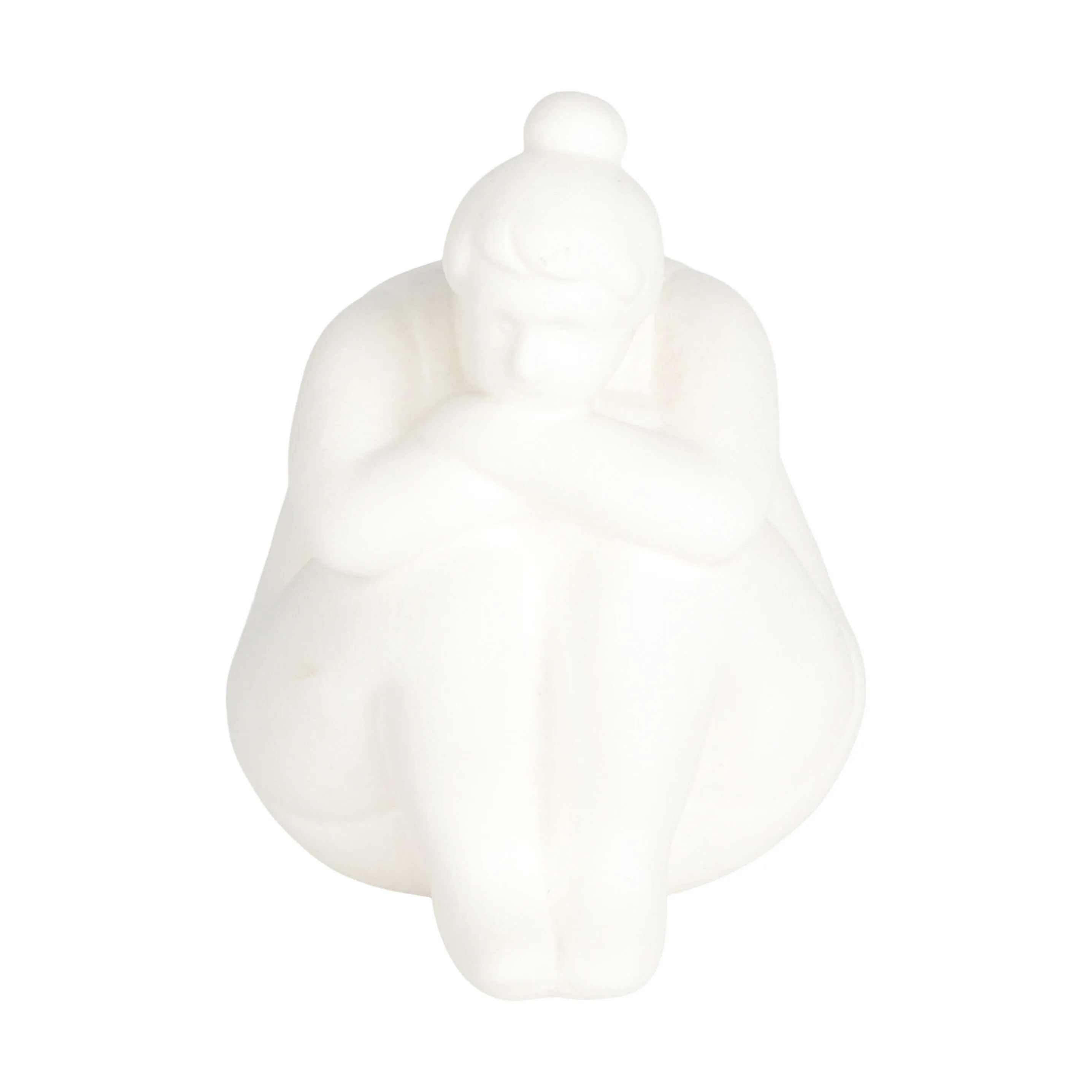 CASA Living Øvrige figurer Figur - Dame i Siddende dame sammenfoldet med krydsede arme, 1