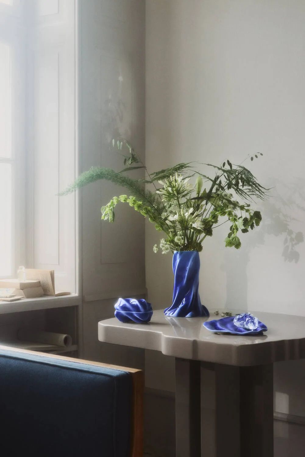 Royal Copenhagen Vaser Kontur Vase i Blå, 2