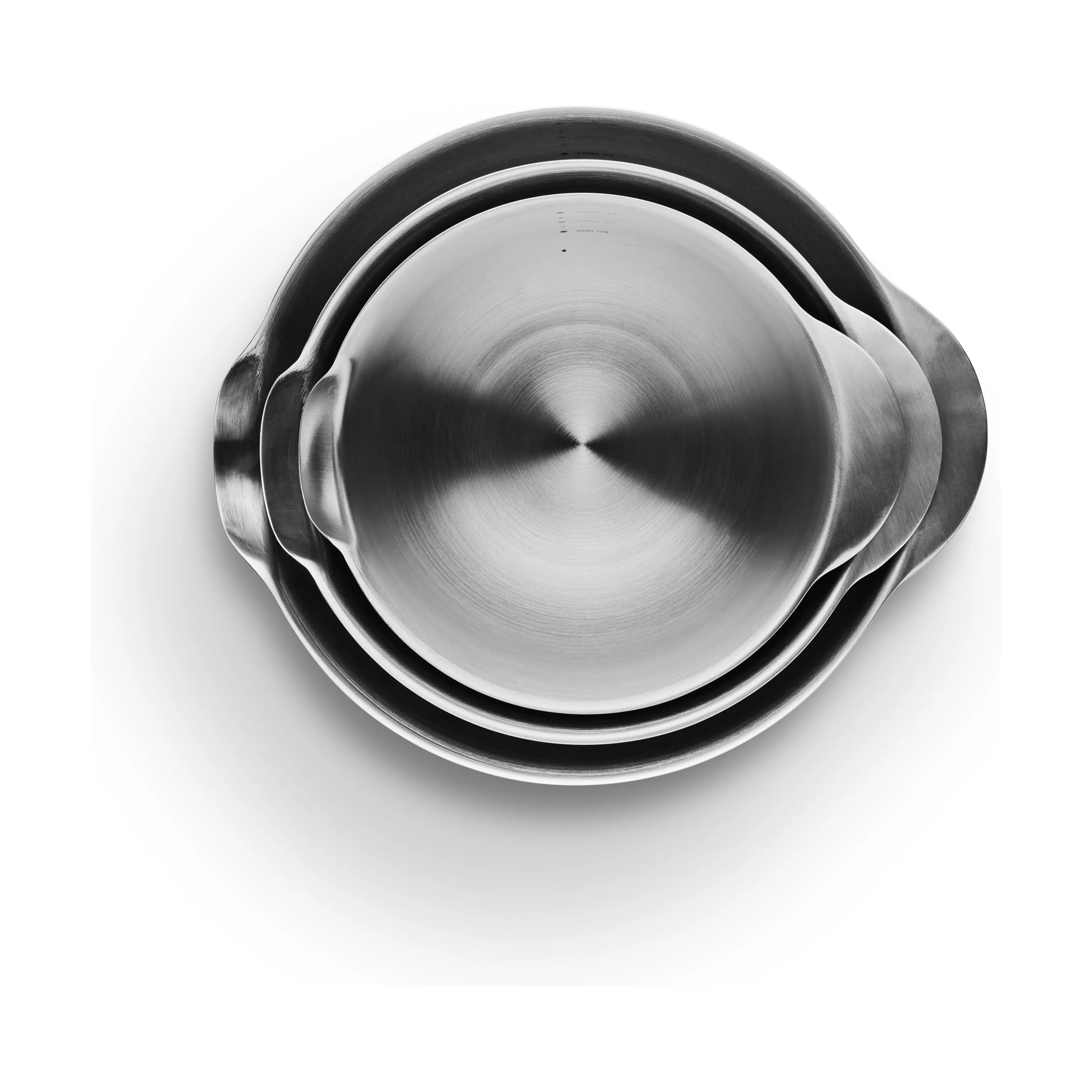 Eva Trio Røreskålsæt Røreskålsæt - 3 dele i Polished steel, 3