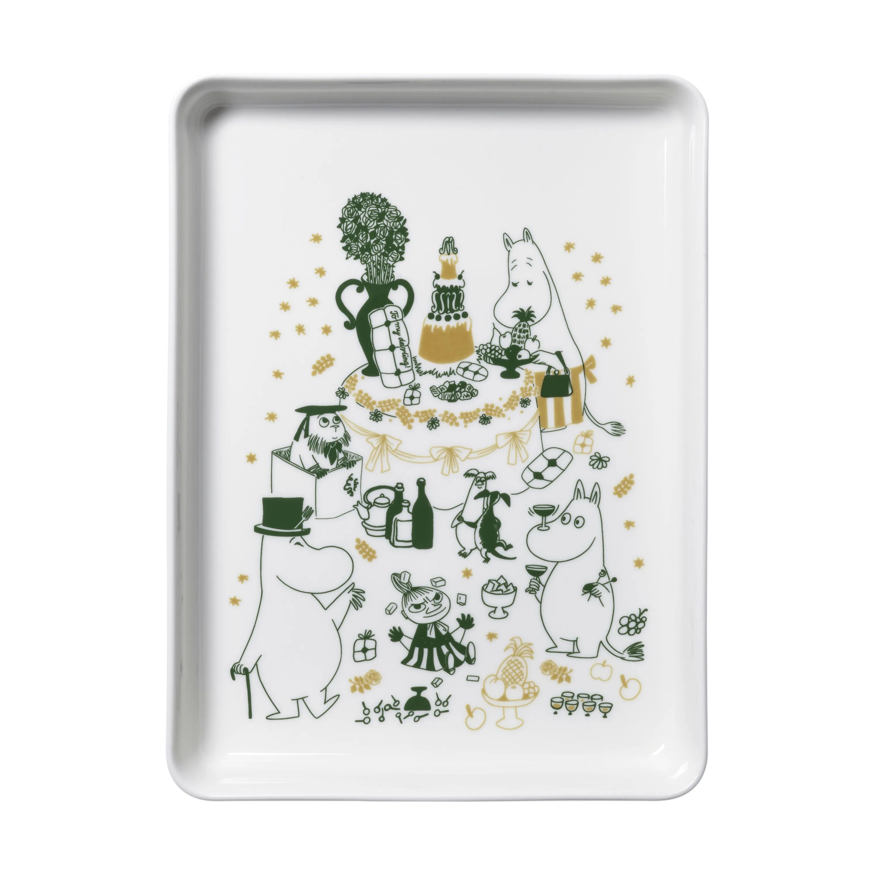 Moomin Arabia Serveringsfade Gift of Love Fad i Multifarvet, 2