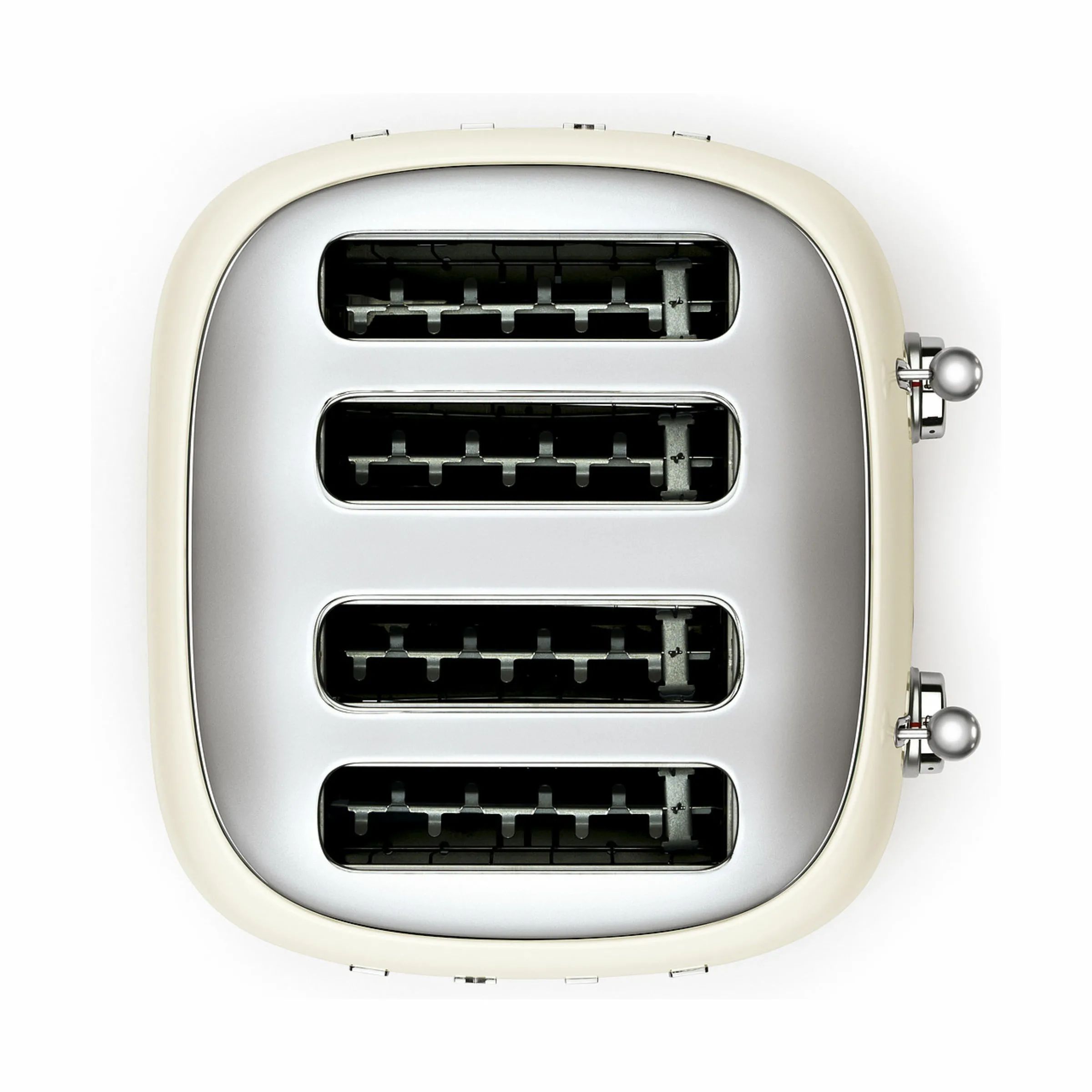 Smeg Brødristere 50's Style Brødrister TSF03CREU i Creme, 33 cm, 2