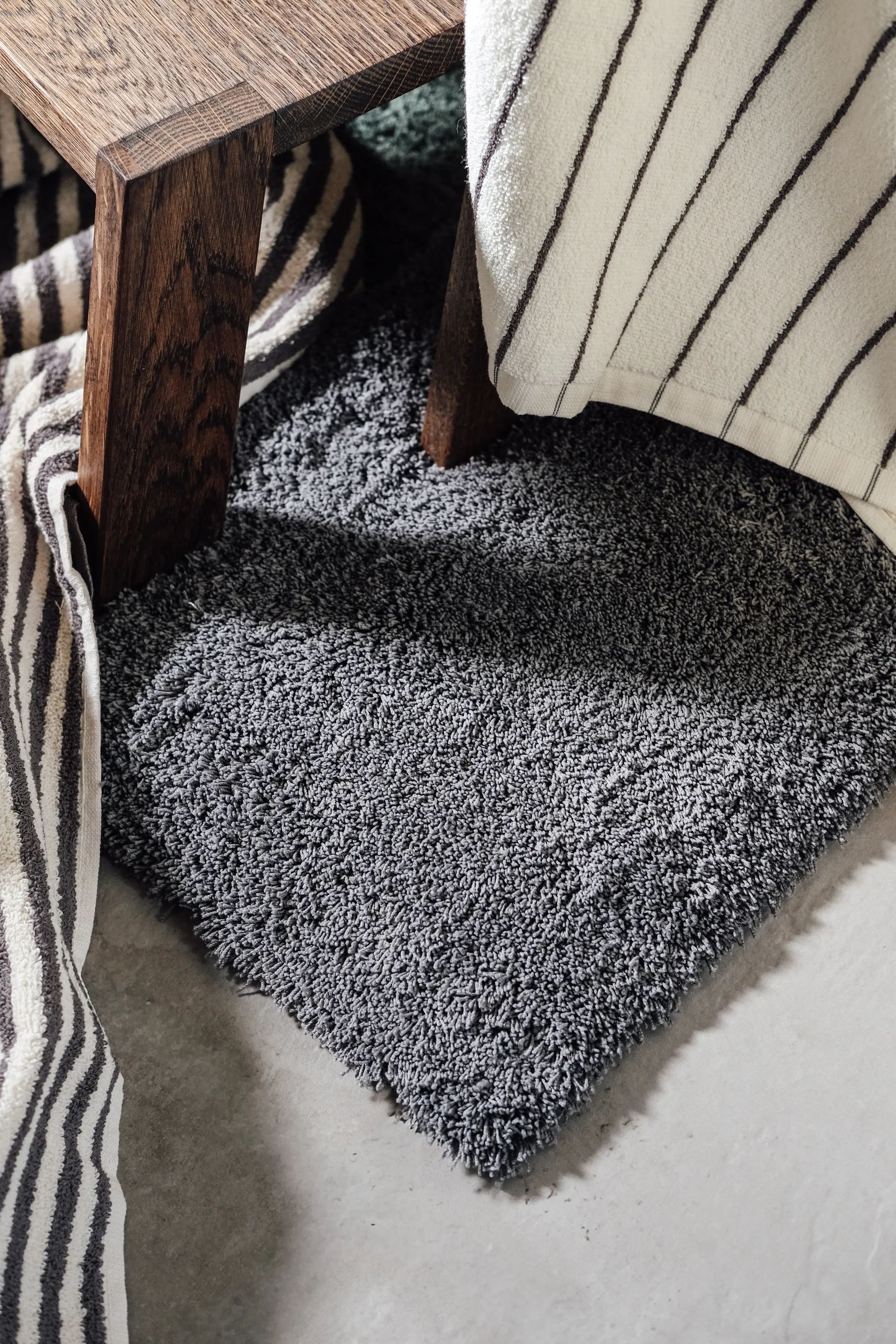 CASA Living Bademåtter Bademåtte i Grå, 2