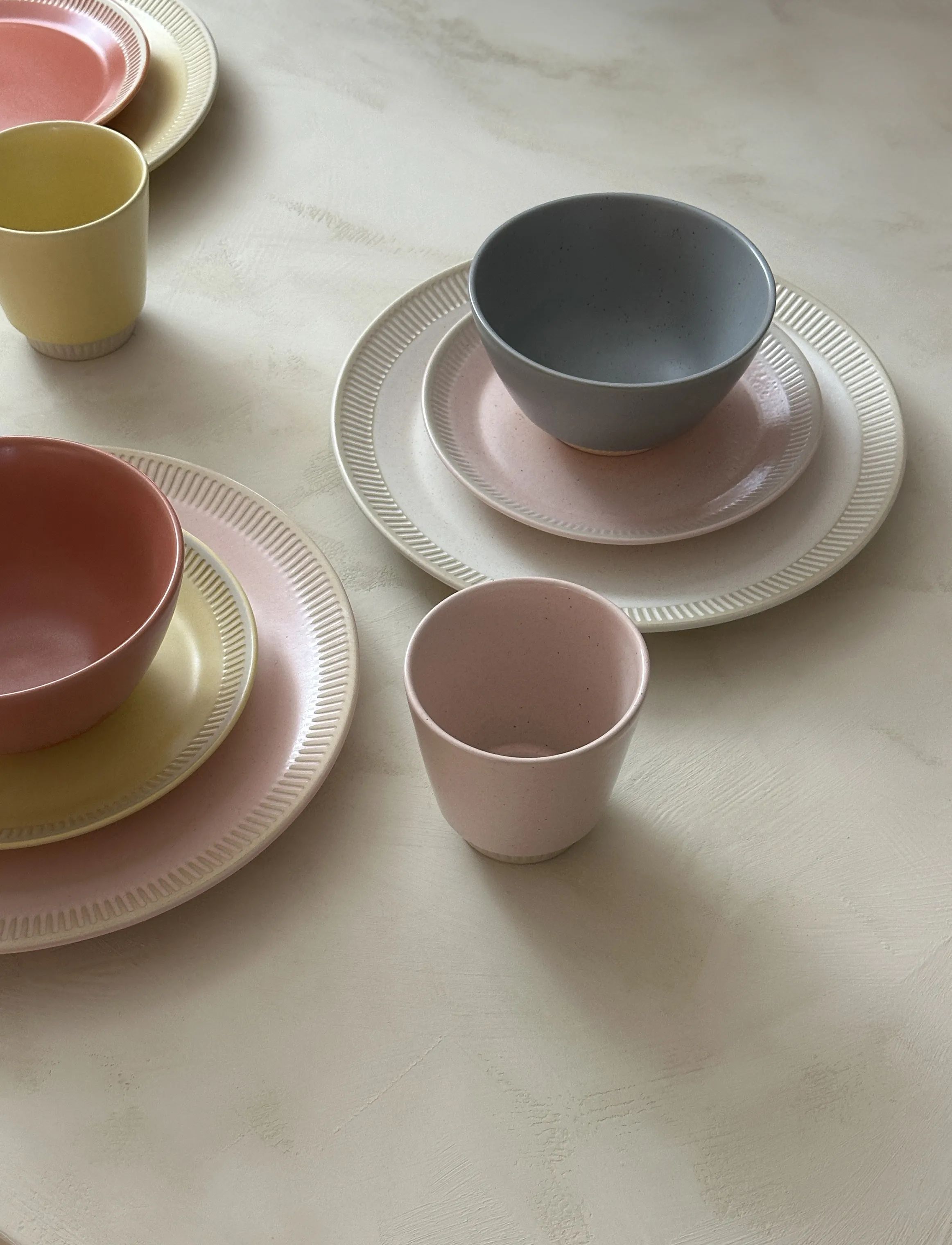 Knabstrup Keramik Frokosttallerkener Colorit Frokosttallerken i Yellow, 2