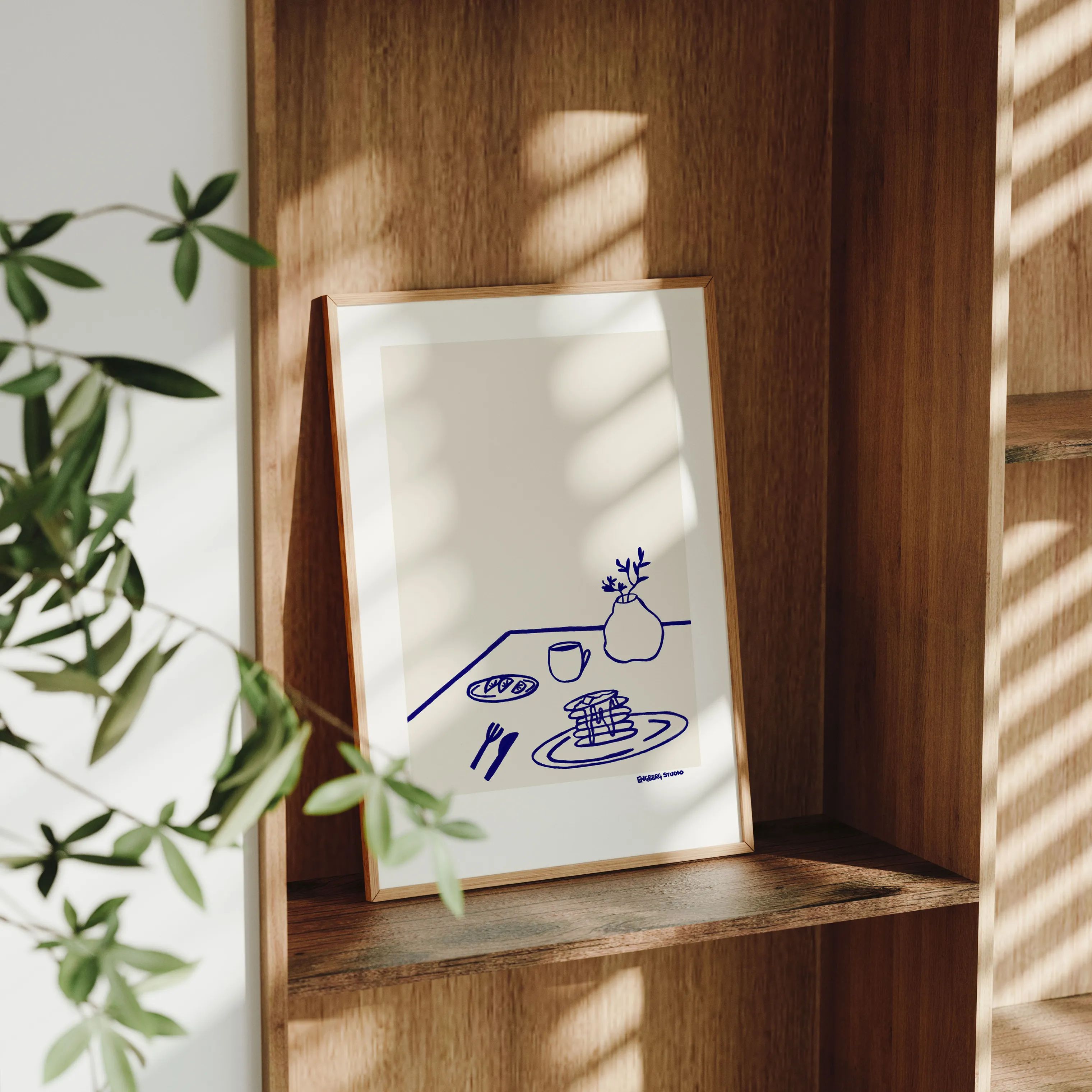 Poster&Frame Plakater Plakat - Coffee & Pancakes i B50 x L70 cm, 2