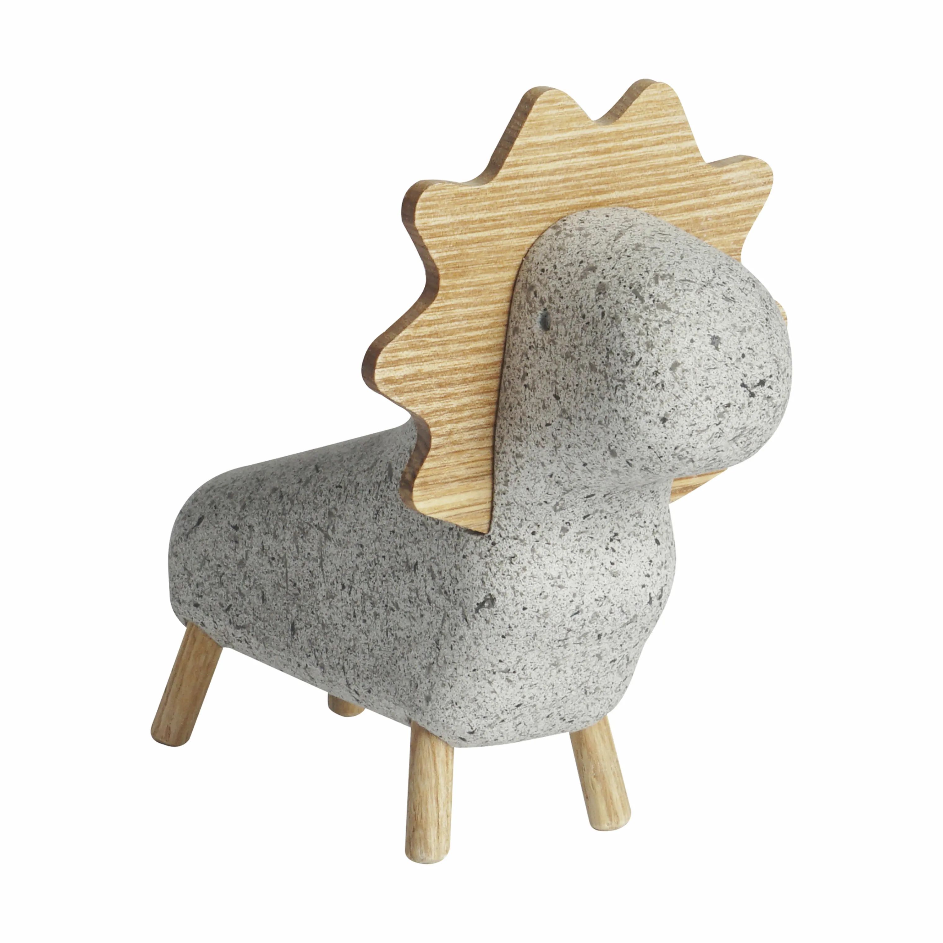 KORRIDOR Dyrefigurer Concrete Animals Concret Animals Løve i Løve lysgrå, 1