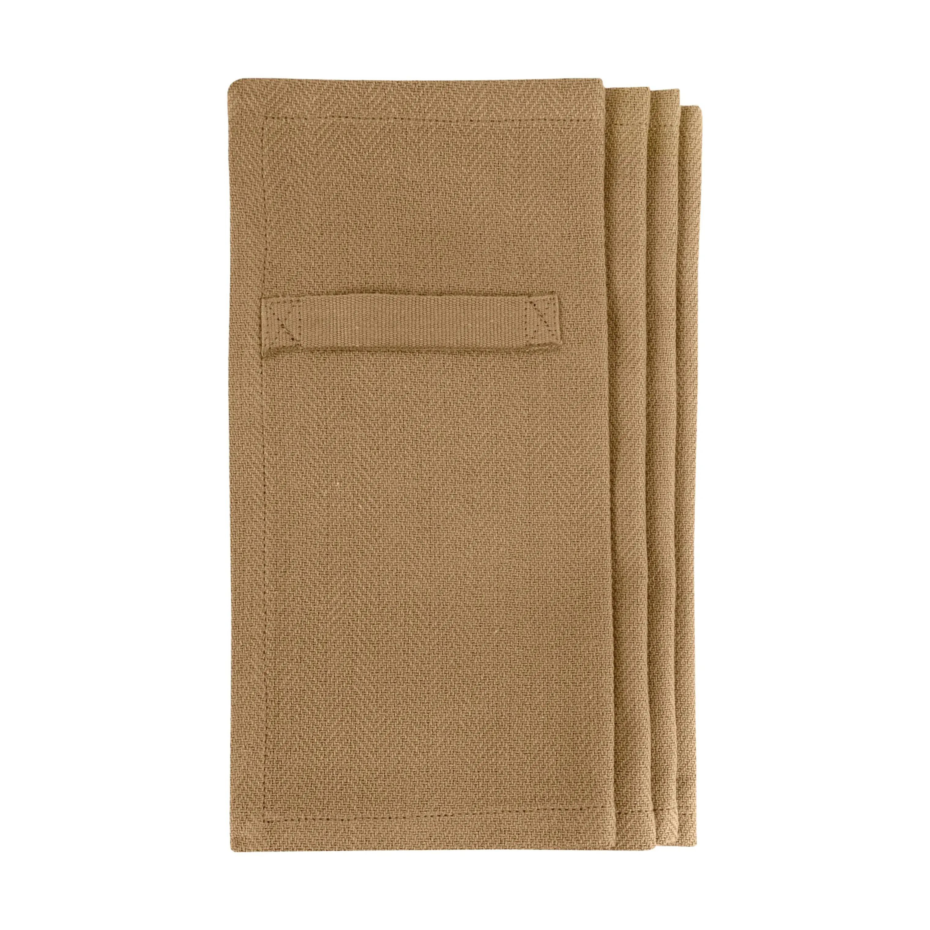 The Organic Company Stofservietter Stofserviet - 4 stk. i Khaki, 1