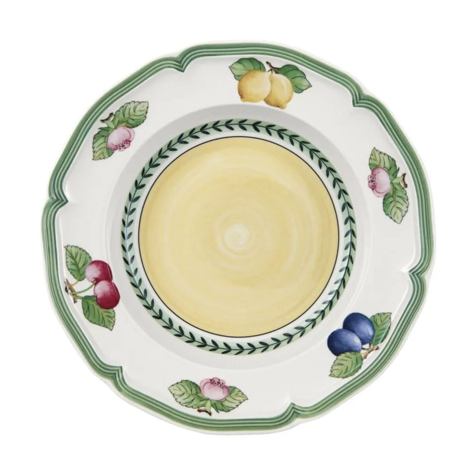 Villeroy & Boch Dybe tallerkener French Garden Fleurence Dyb Tallerken i Hvid/gul, 1
