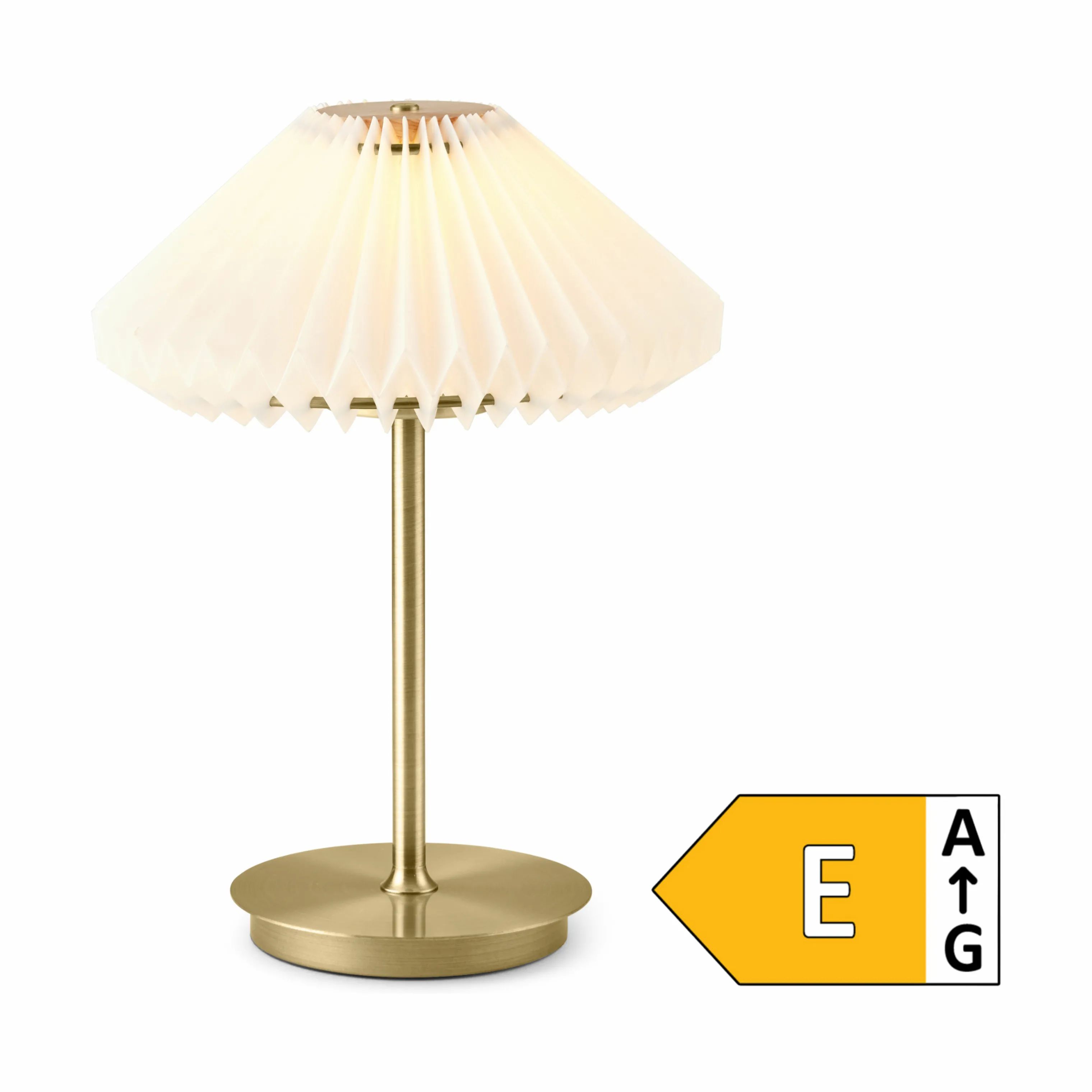 Halo Design Bordlamper Paris to Go Bordlampe i Clean White/antique, 1