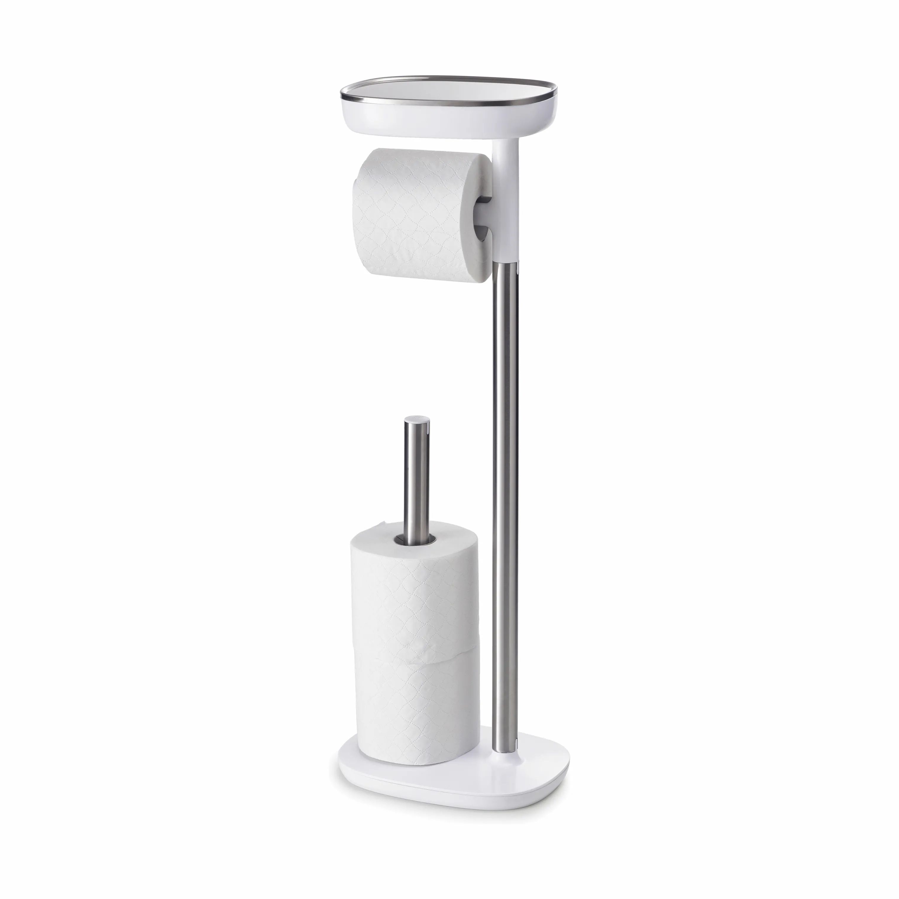 Joseph Joseph Toiletbørster Easystore Toiletpapirholder i hvid;sølv, 68, 1