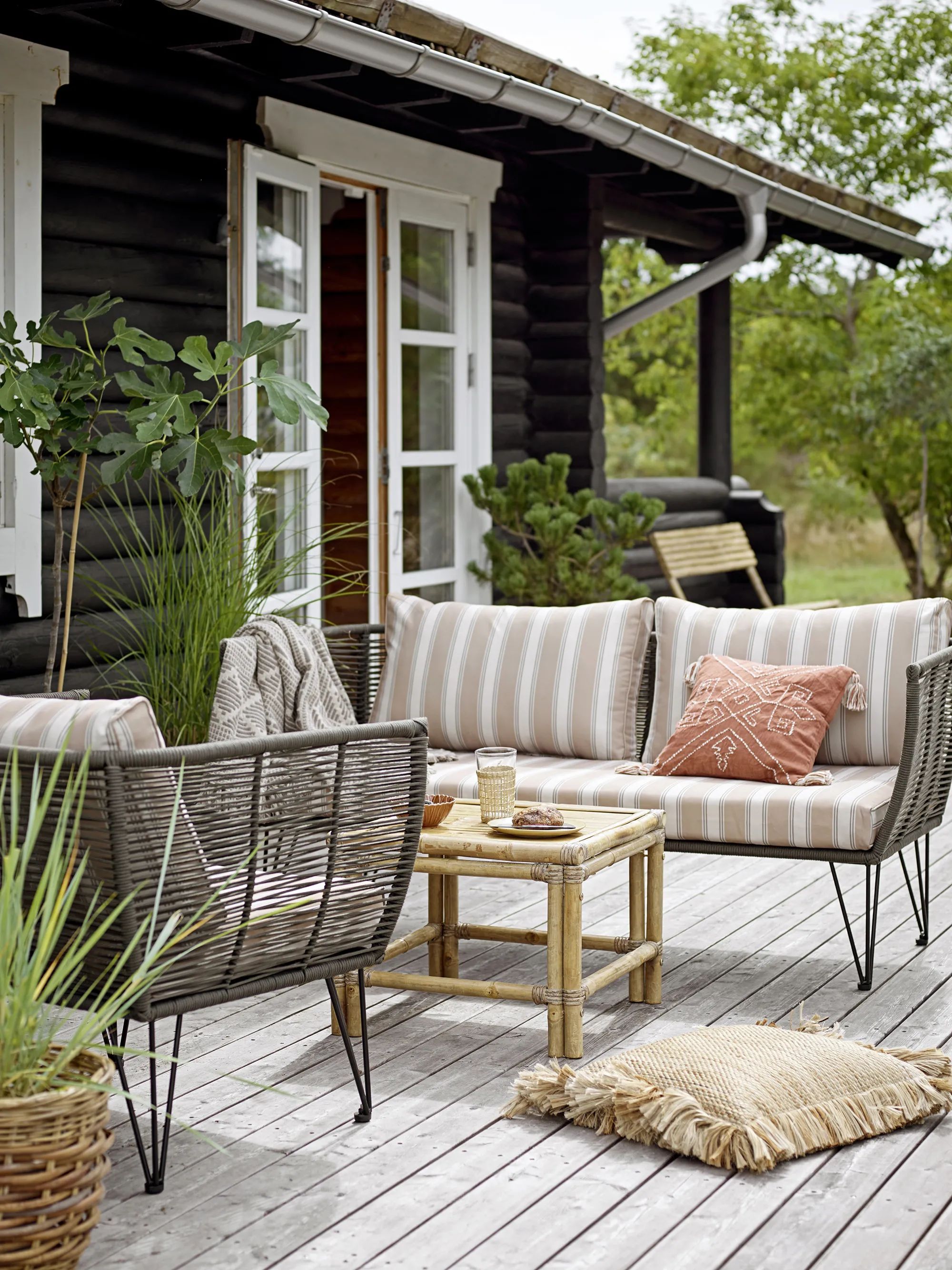Bloomingville Loungestole Mundo Loungestol - 2 stk. i Grøn, 2