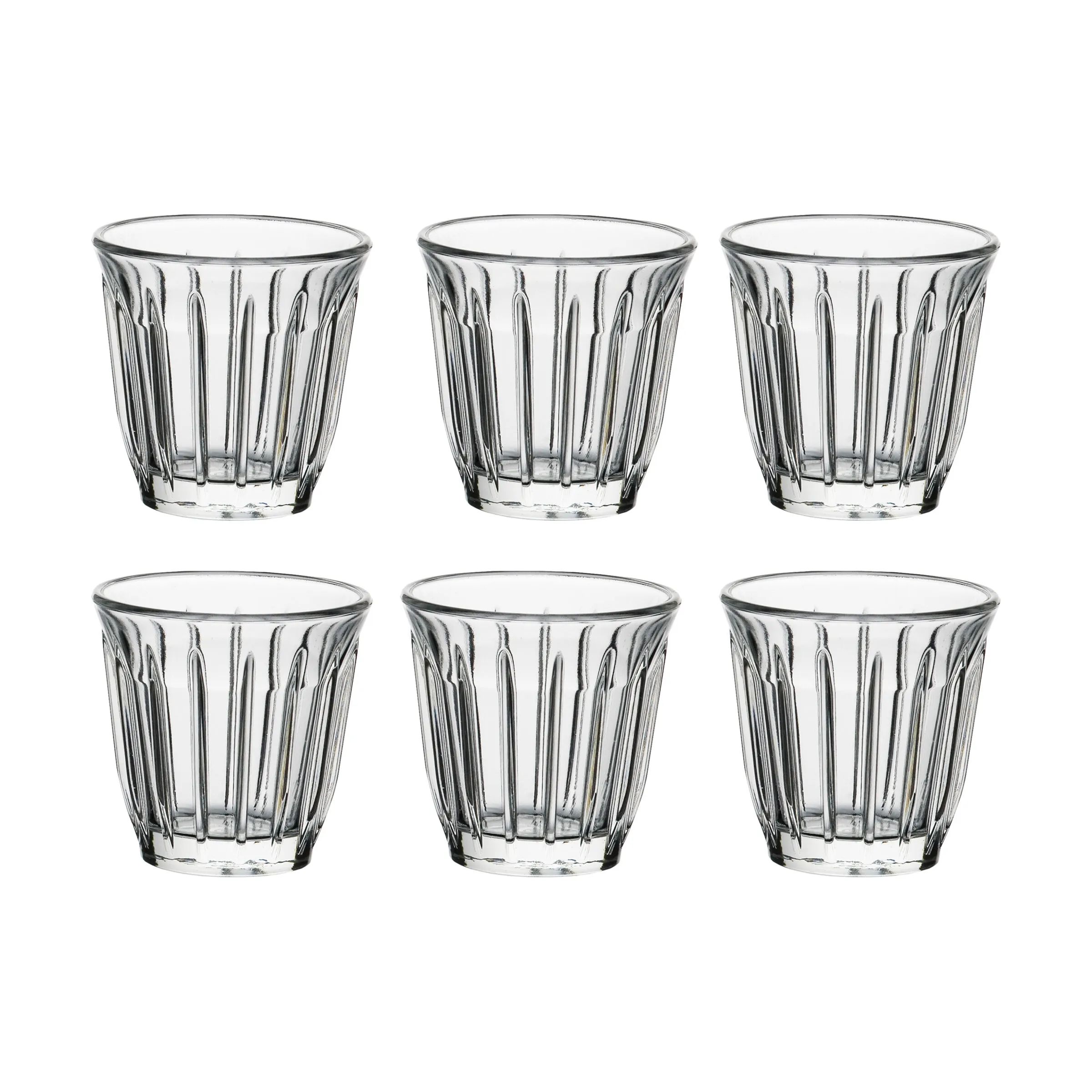 La Rochère Espressokopper Zinc Espressoglas - 6 stk. i Klar, 1