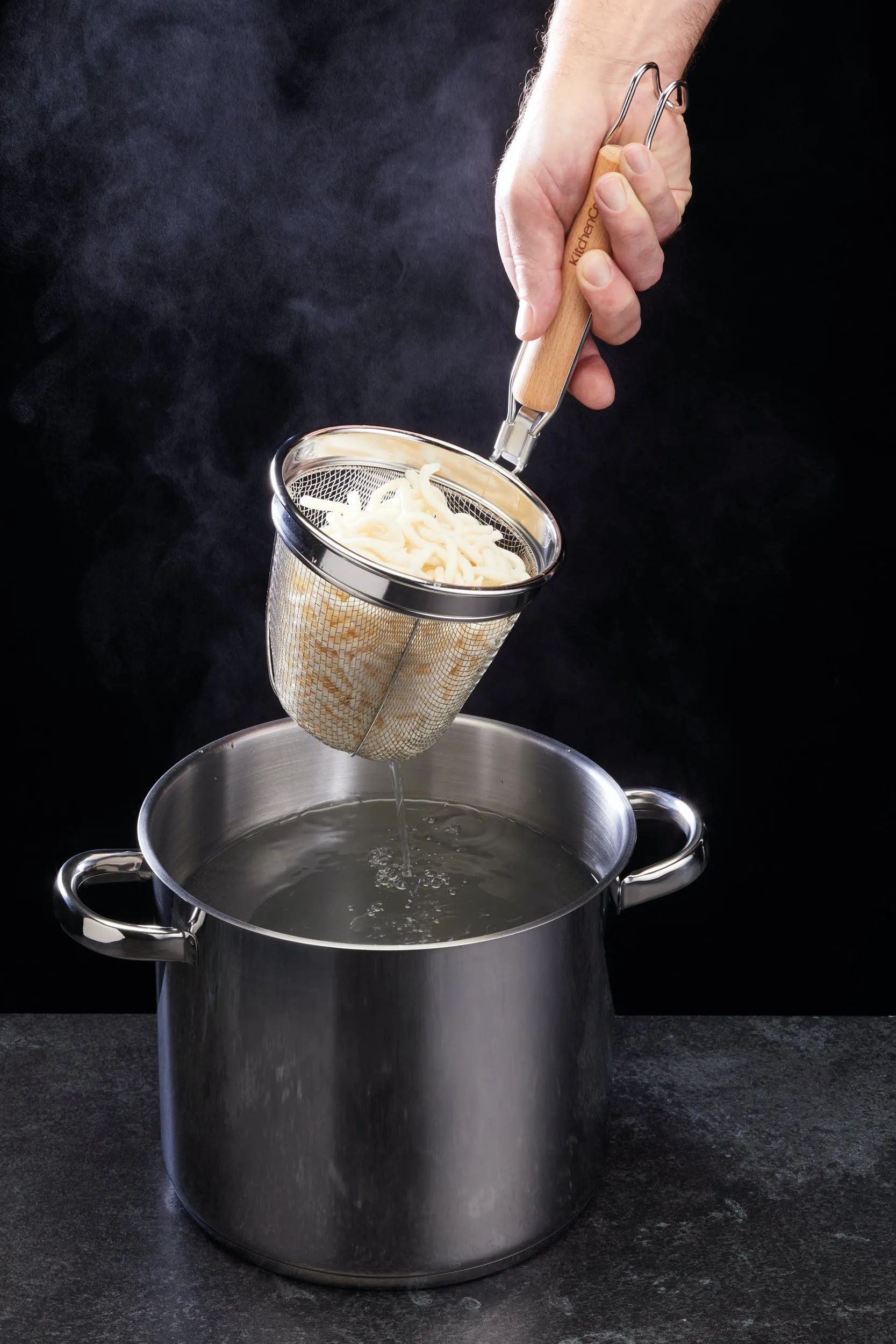 KitchenCraft Sier World of Flavours Nudel Si i Sølv, 4