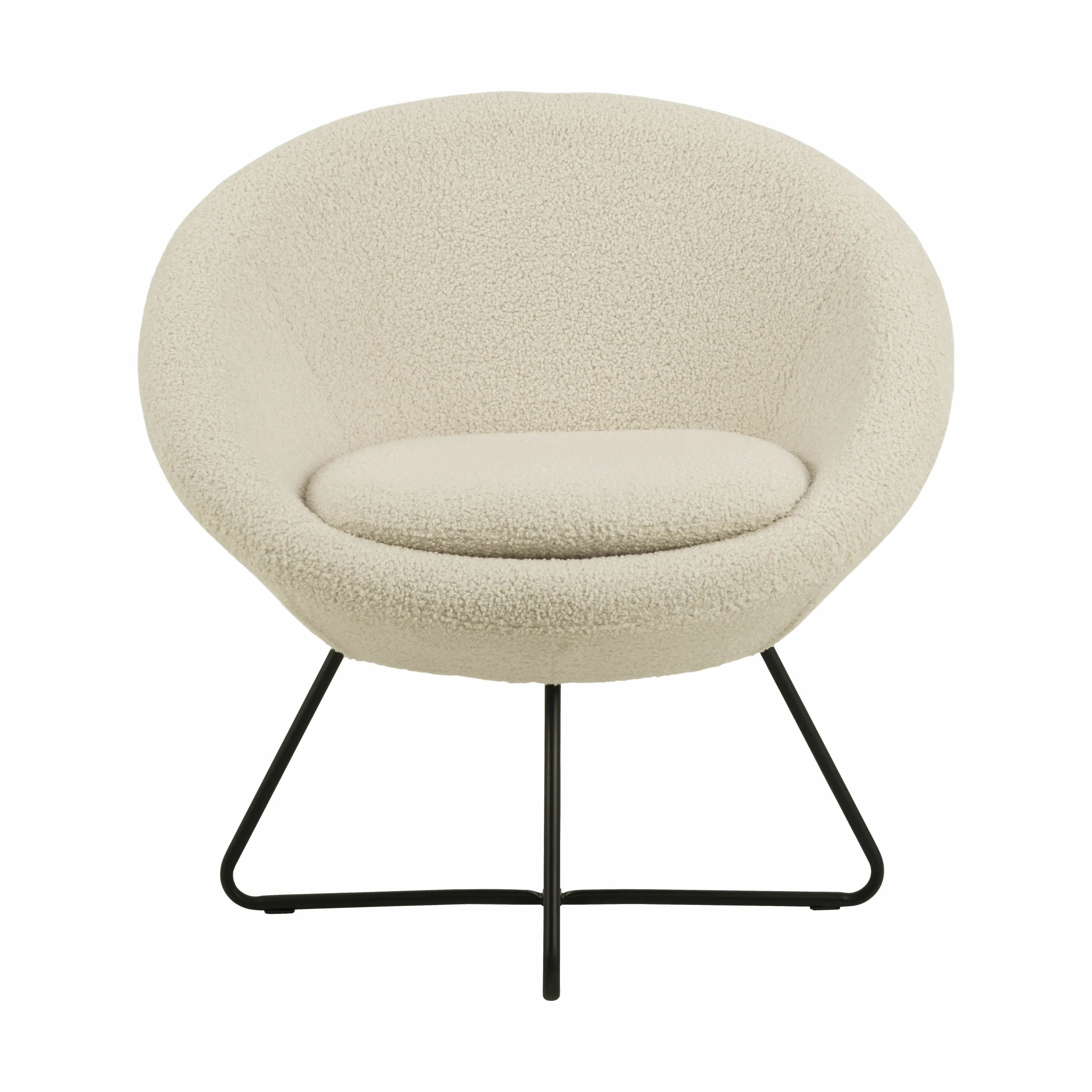 CASA Living Lænestole Center Loungestol i Creme, 1