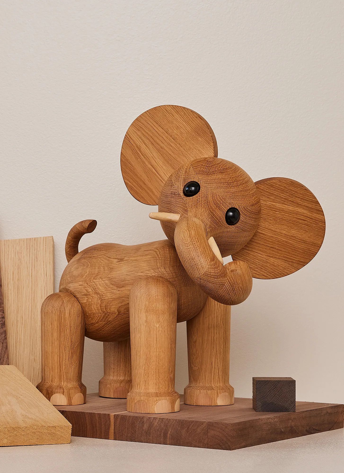 Spring Copenhagen Dyrefigurer Elefant - Tembo i Natural, 2