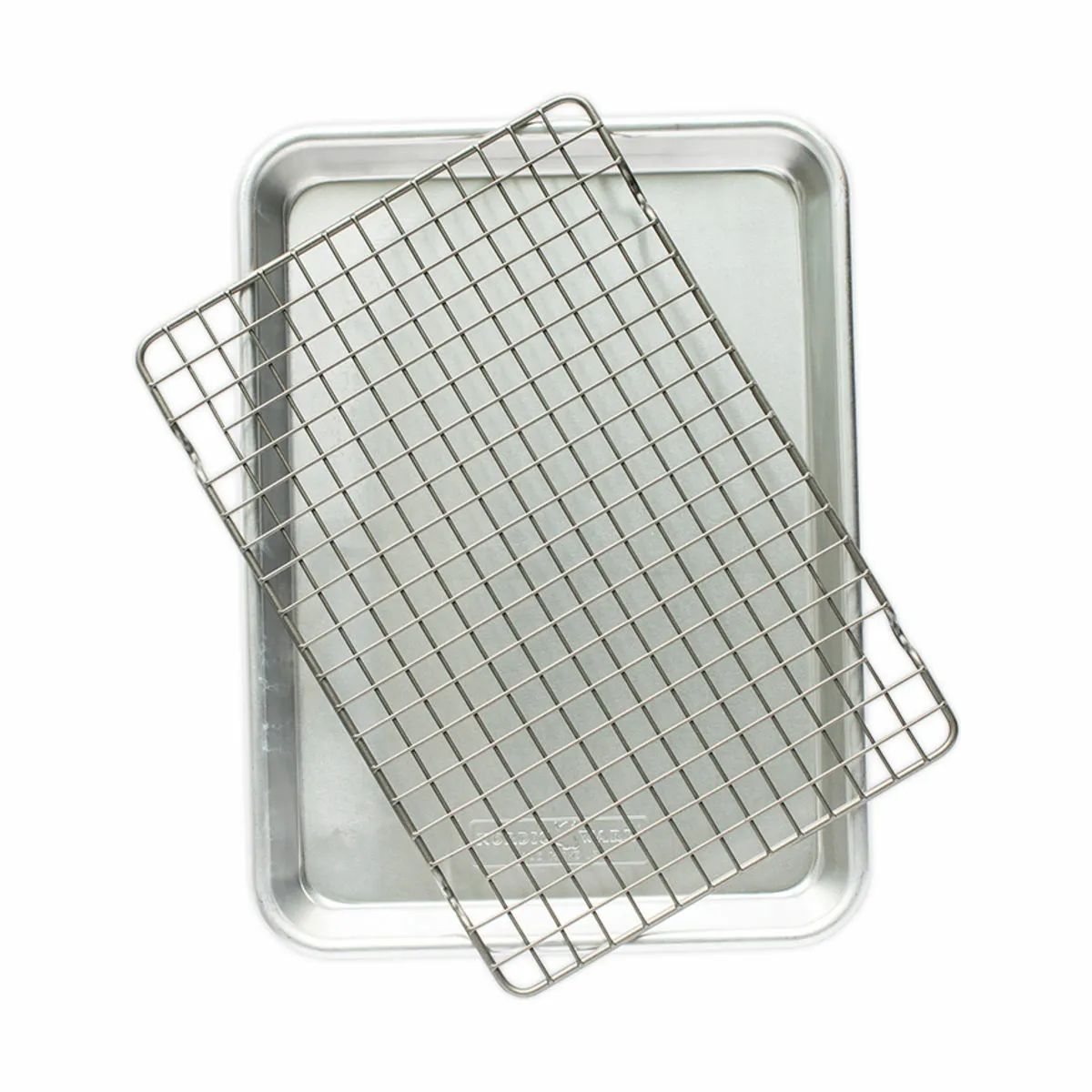 Nordic Ware Bradepander Nordic Ware Naturals Quarter Sheet med grillgitter i Grå, 4