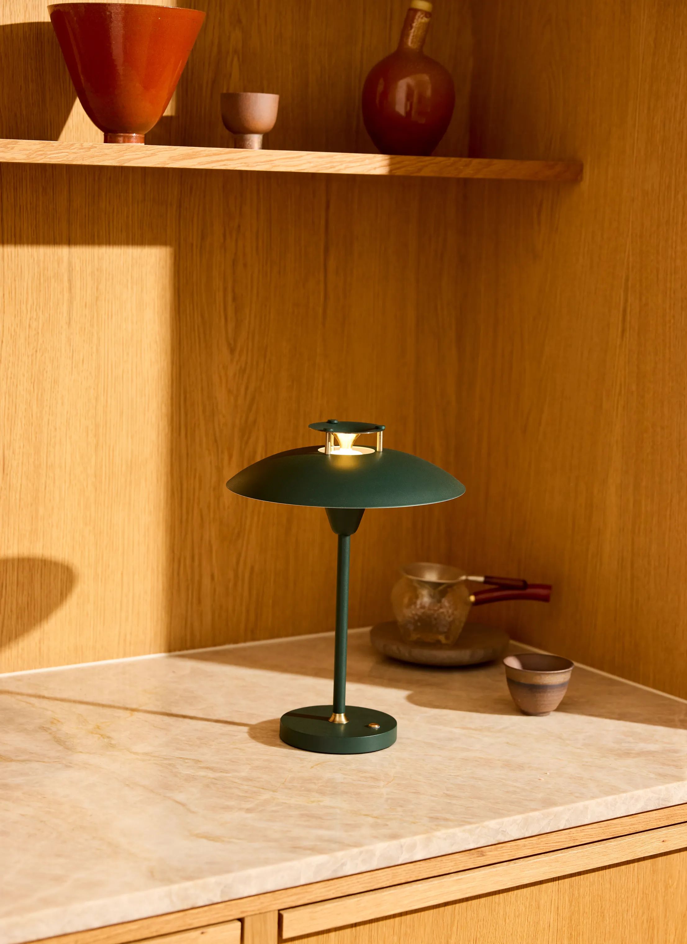Halo Design LED-lamper Stepp 1-2-3 Transportabel Bordlampe i Grøn, 2
