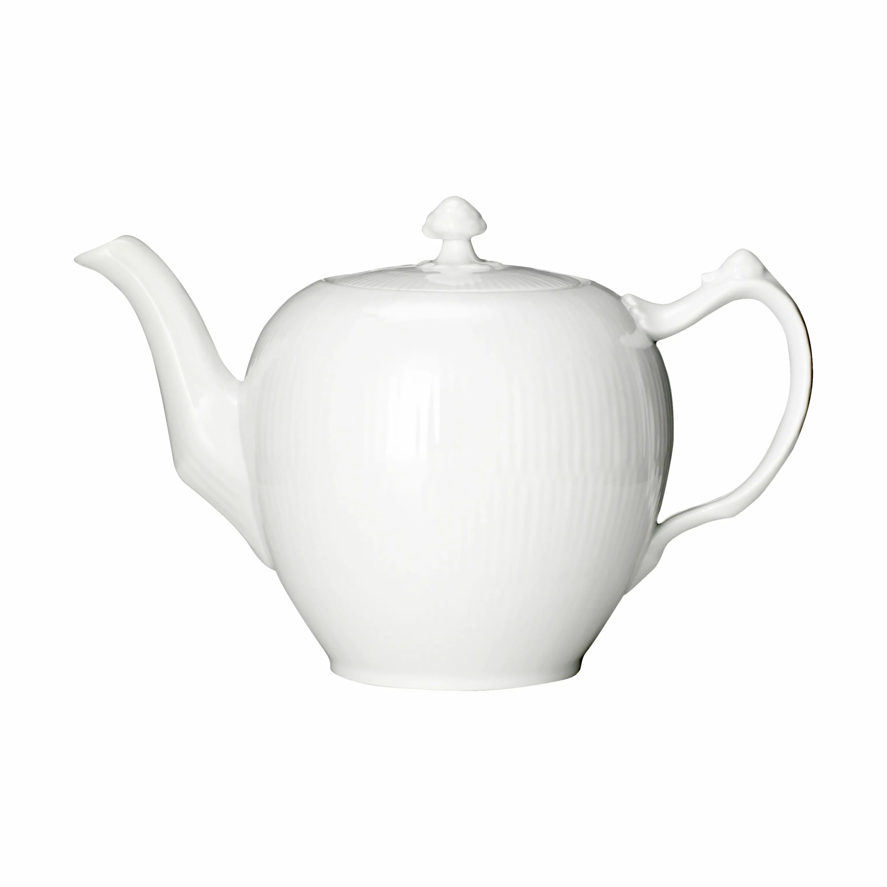 Royal Copenhagen Tekander Hvid Riflet Tekande i Hvid, 1 L, 1