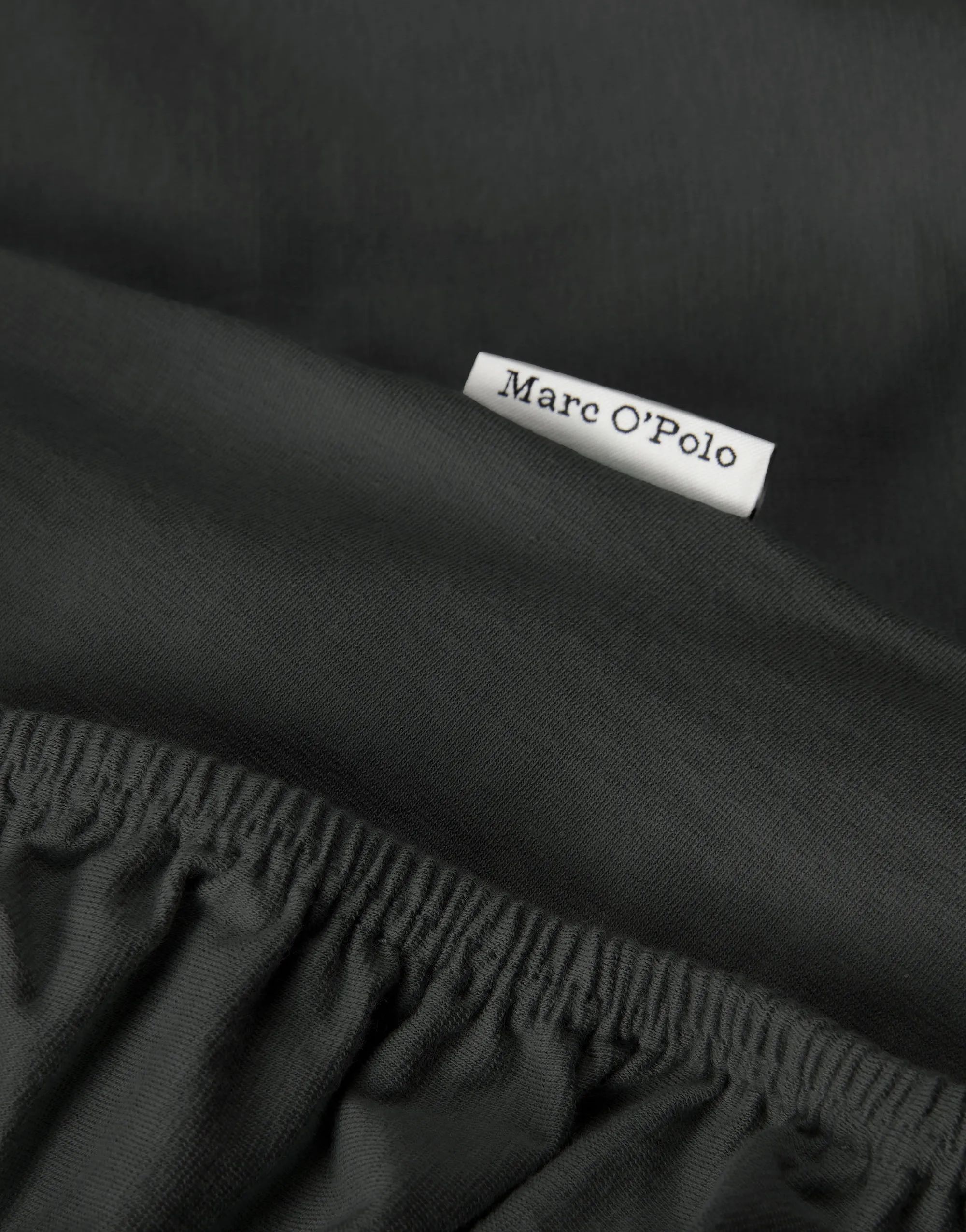 Marc O'Polo Lagner Premium Organic Jersey Boxlagen i Anthracite, 90/100 x 200/220 cm, 2