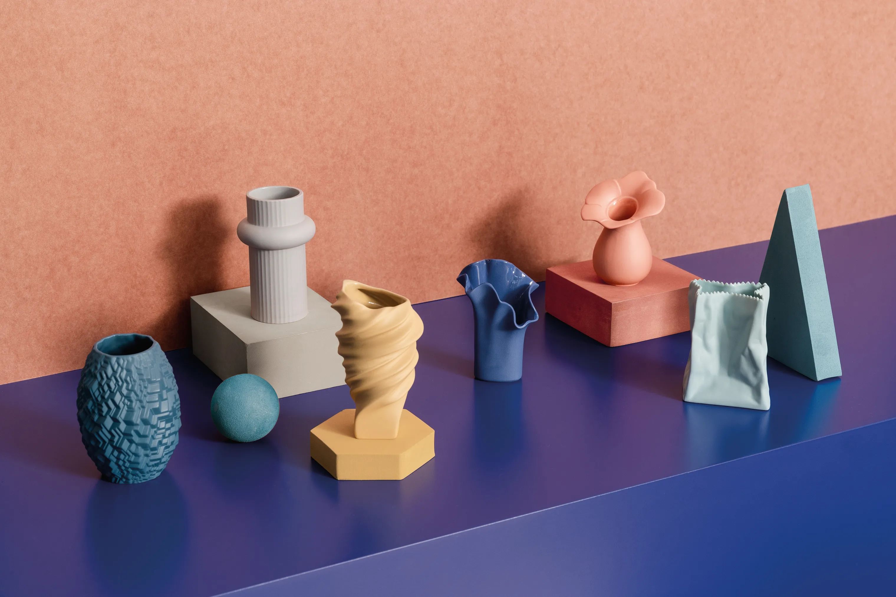 Rosenthal Vaser Florinda Vase i Koral, 2