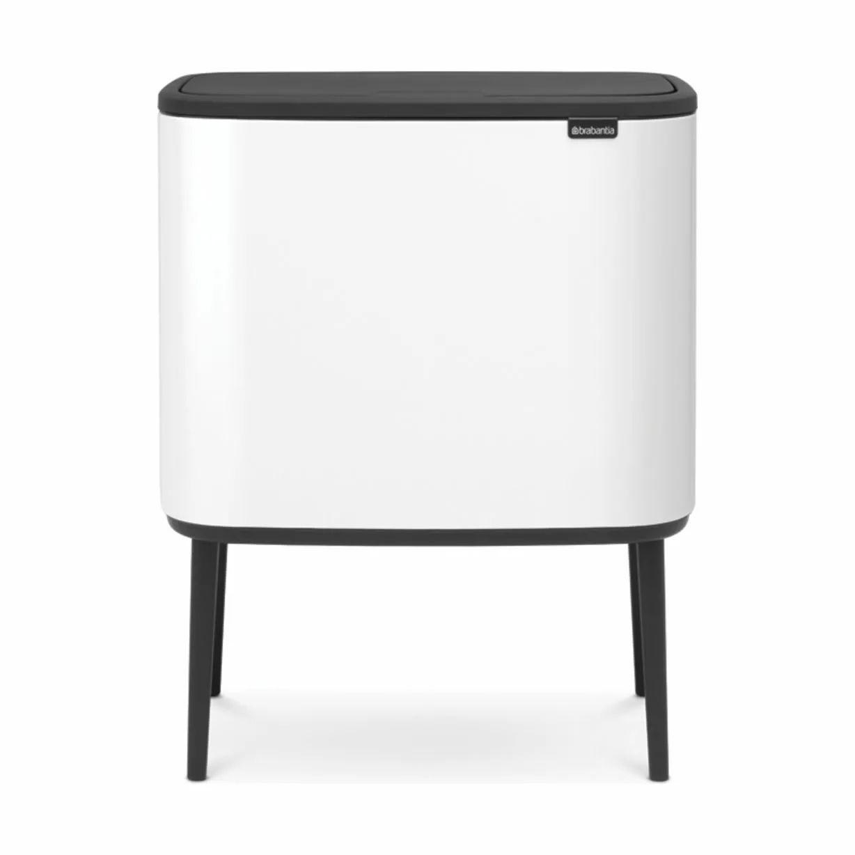 Brabantia Spande uden pedal Bo Touch Affaldsspand i Hvid, 34 L, 1