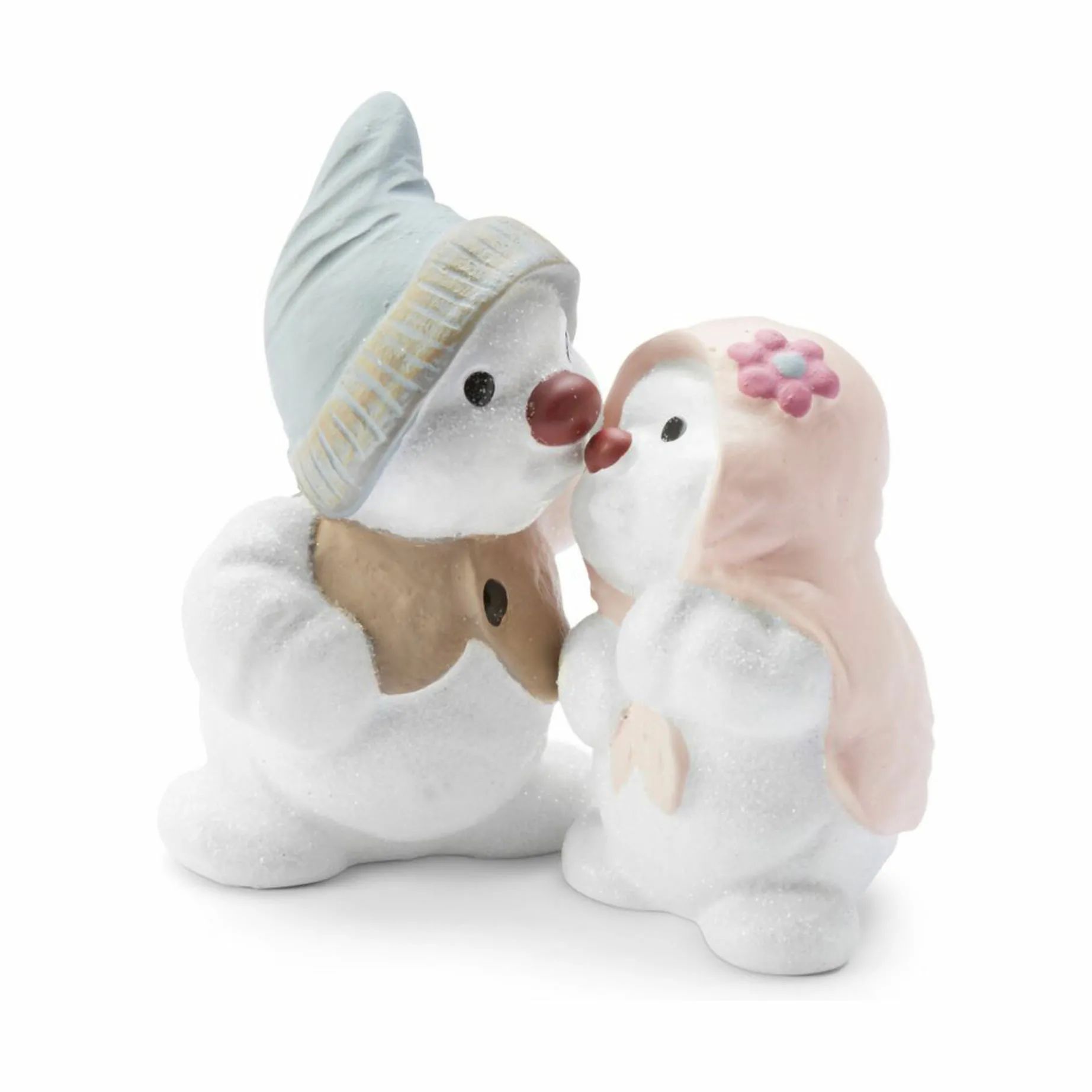 Klarborg Julefigurer Snemænd - Ejno & Elma i Hvid, 7 cm, 1