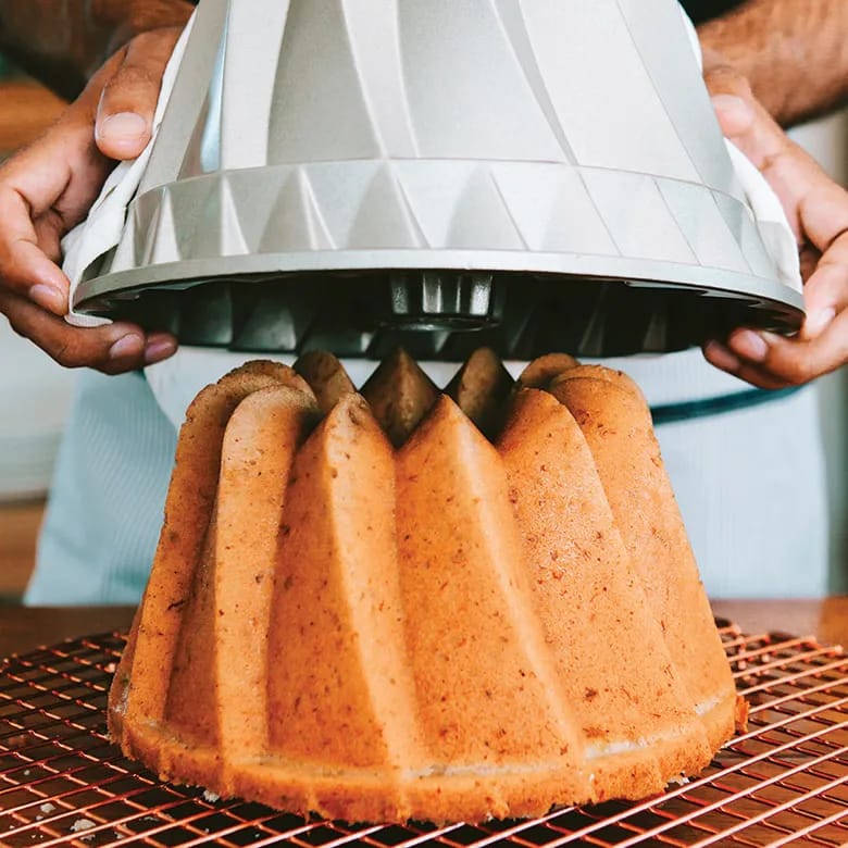 Nordic Ware Øvrige bageforme Kugelhopf Bundt Kageform i Sølvfarvet, 6