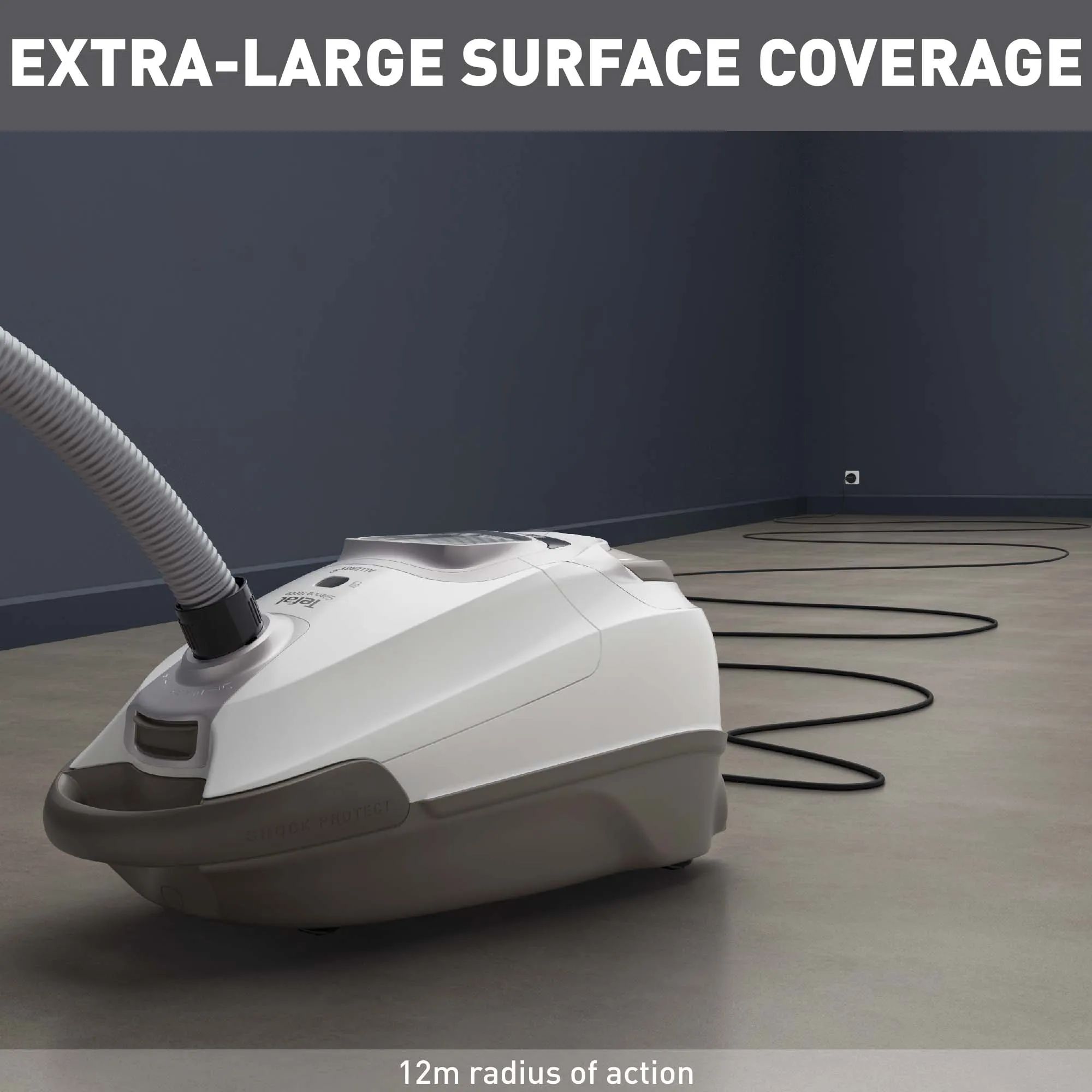 Tefal Støvsugere Silence Force Total Clean Animal Støvsuger i Hvid/sølv, 6