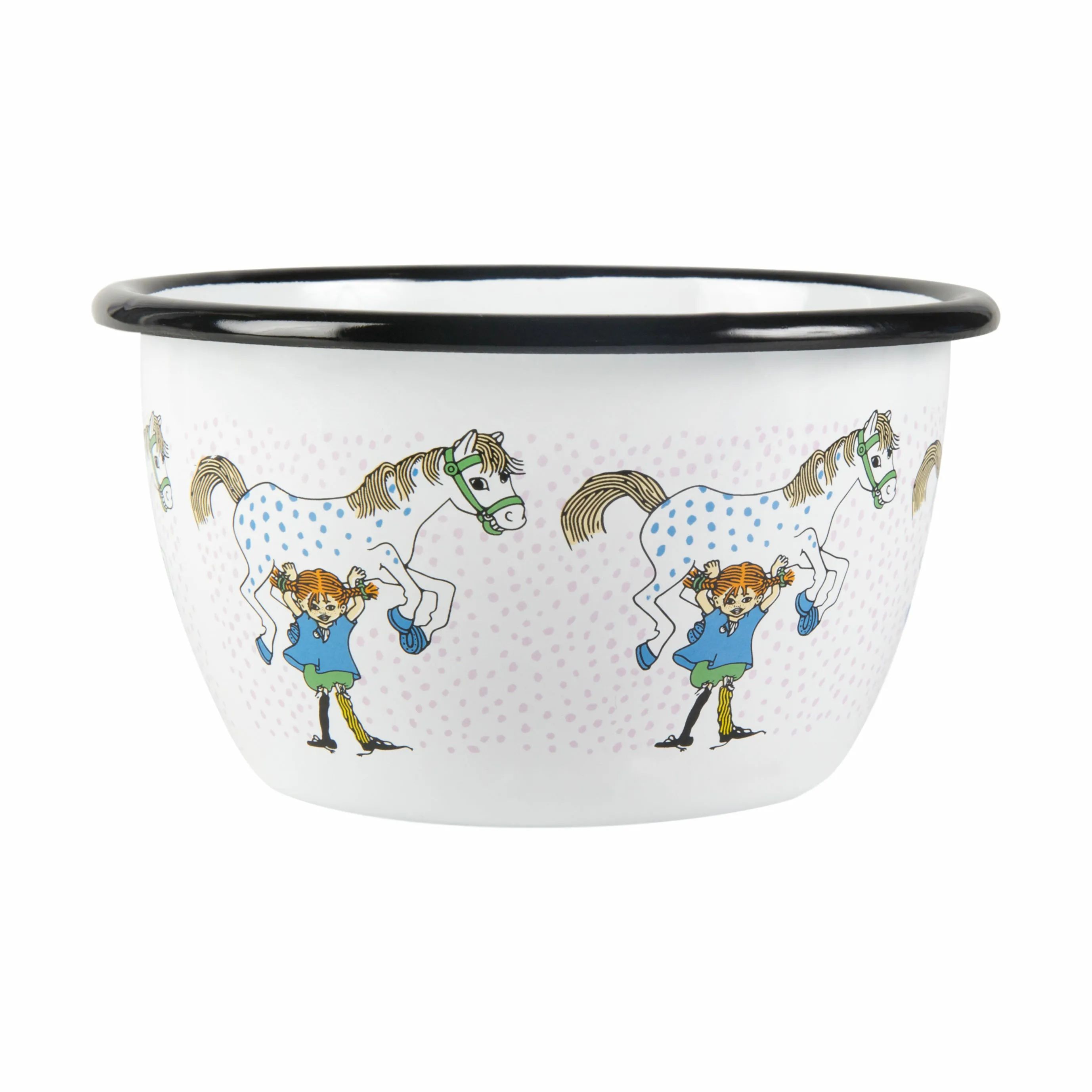 Muurla Skåle Pippi Skål - Pippi & Hesten i Pippi & Hesten, 13,5 cm, 1