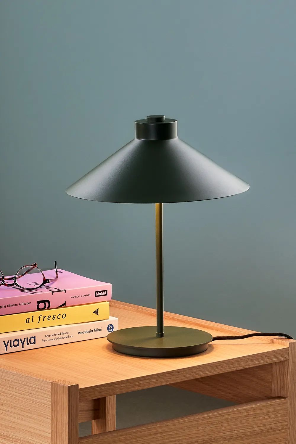 Hübsch Bordlamper Shape Bordlampe i Mørkegrøn, 4
