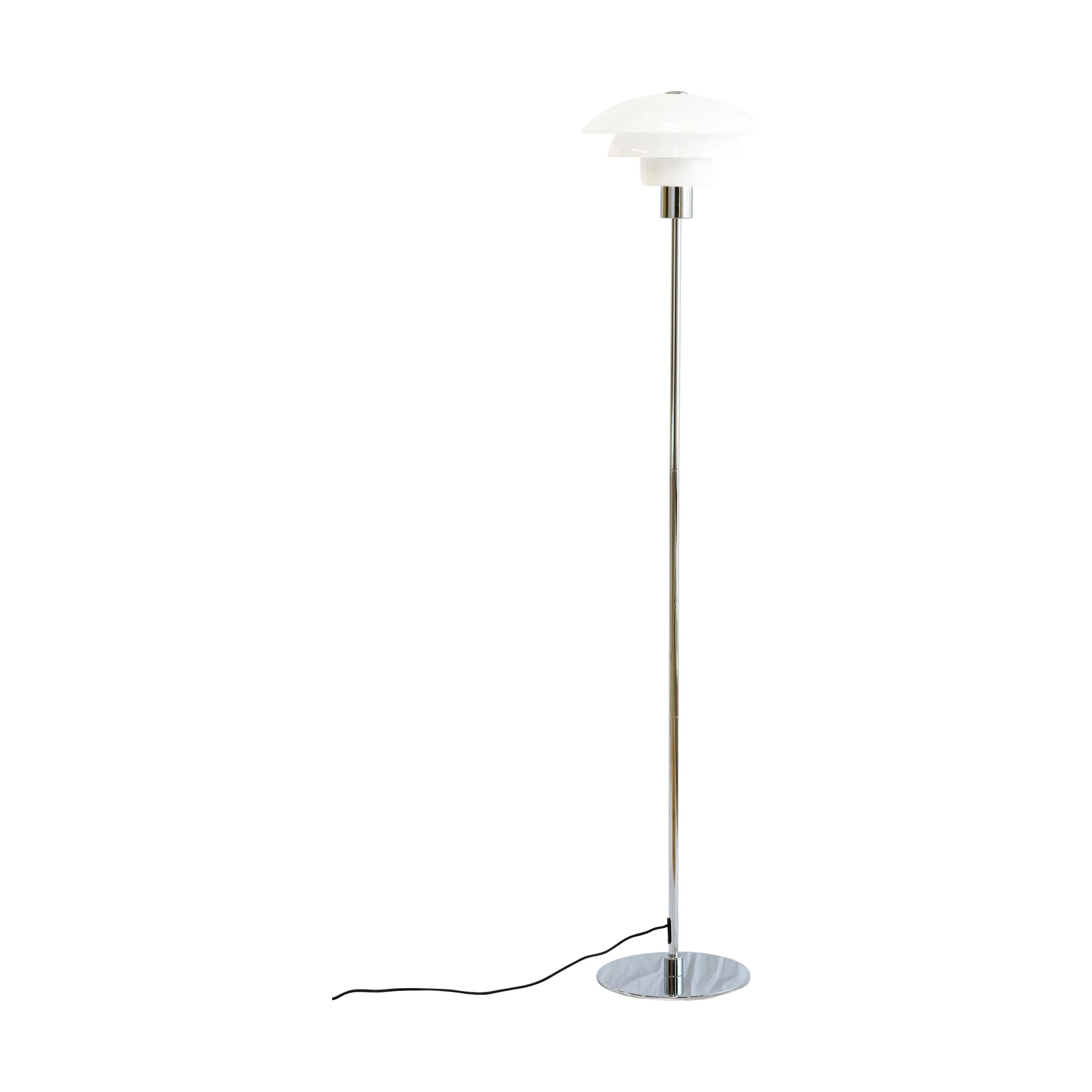 Dyberg Larsen Gulvlamper Morph Gulvlampe i Opal/ Krom, 1