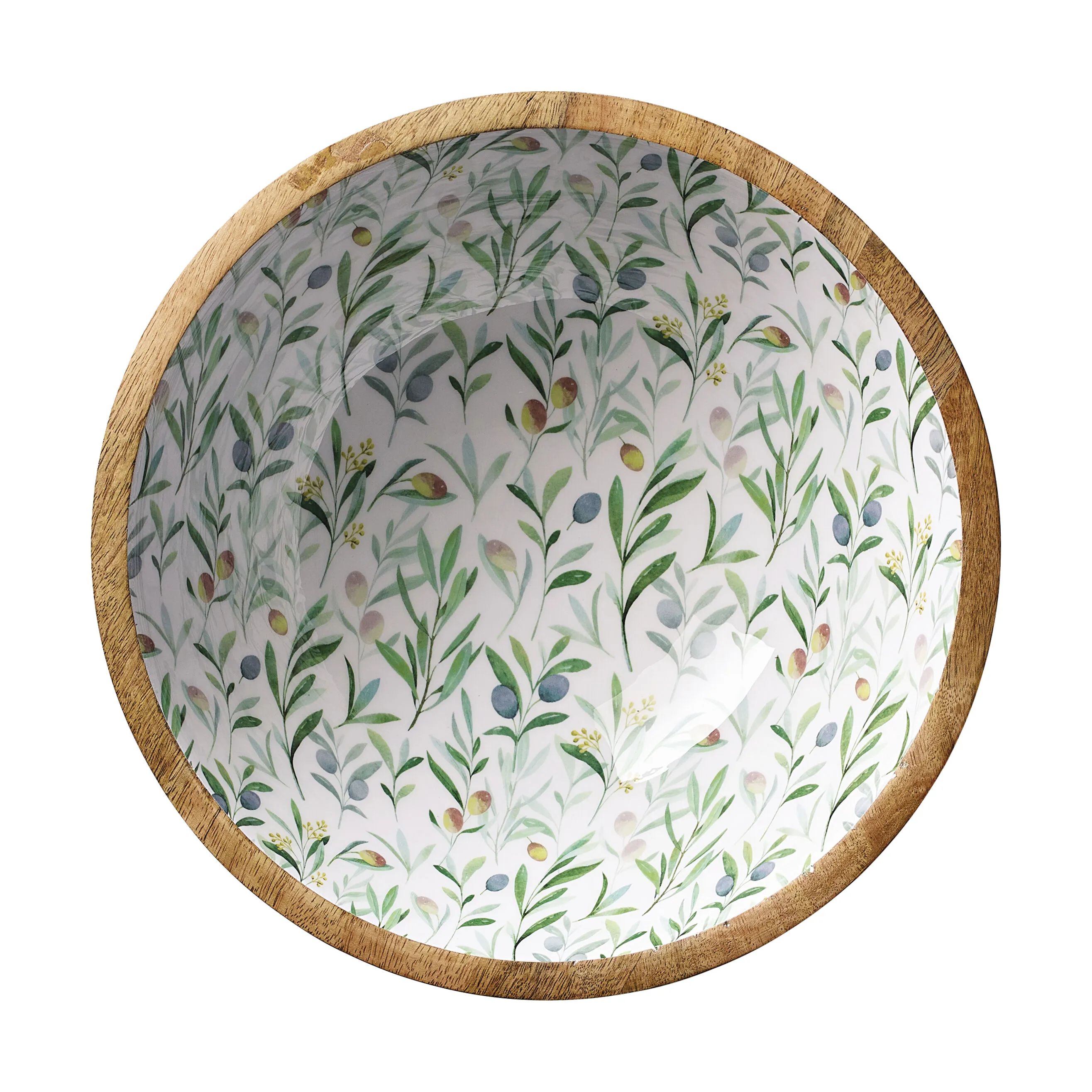 Zassenhaus Serveringsskåle Mango Serveringsskål i Olive, H11,5 x Ø30 cm, 3