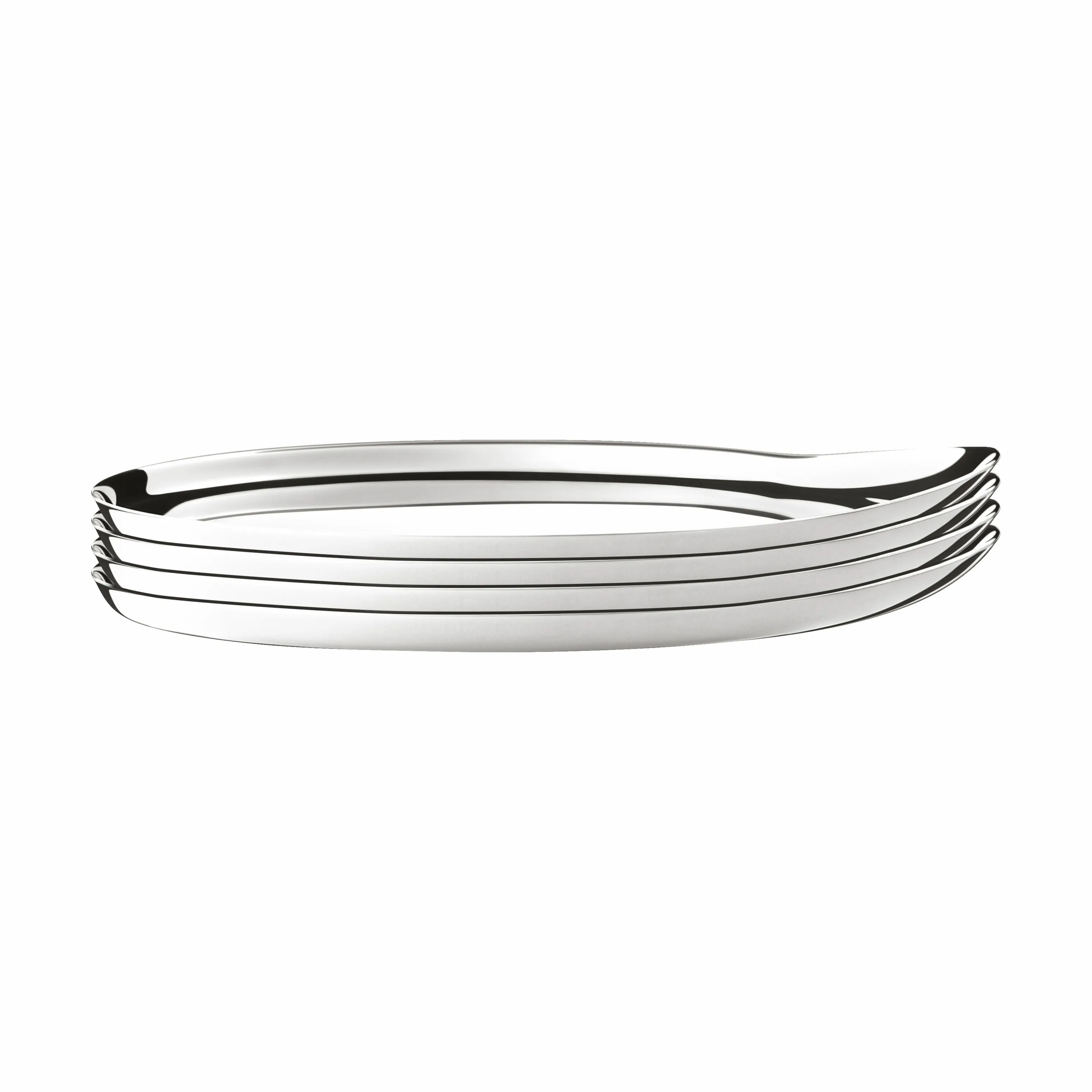 Georg Jensen Glasbrikker og coasters Wine & Bar Wine glasbakker - 4 stk i Stål, 1