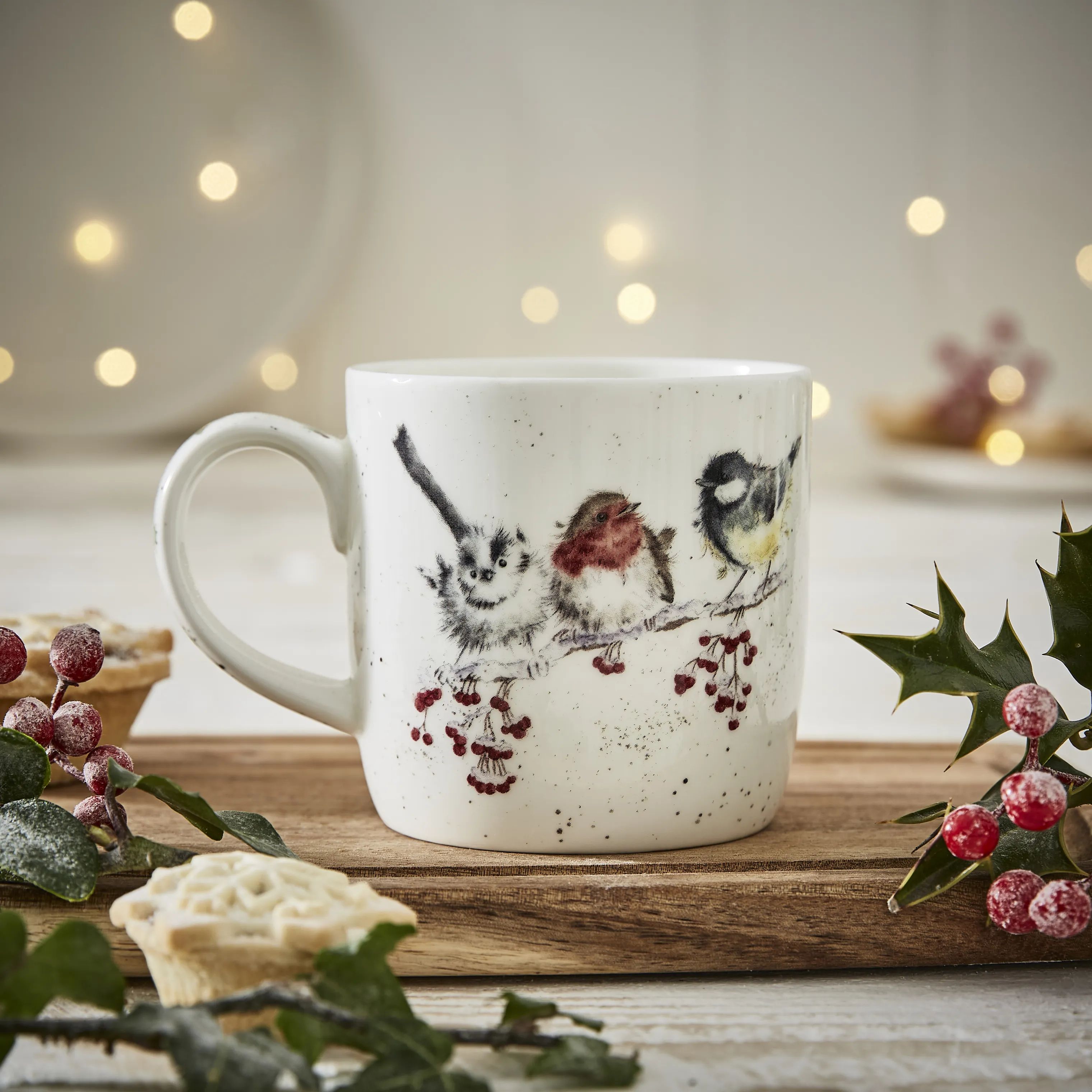 Royal Worcester Krus og kopper med hank Wrendale Krus - One snowy day i One Snowy Day, 3