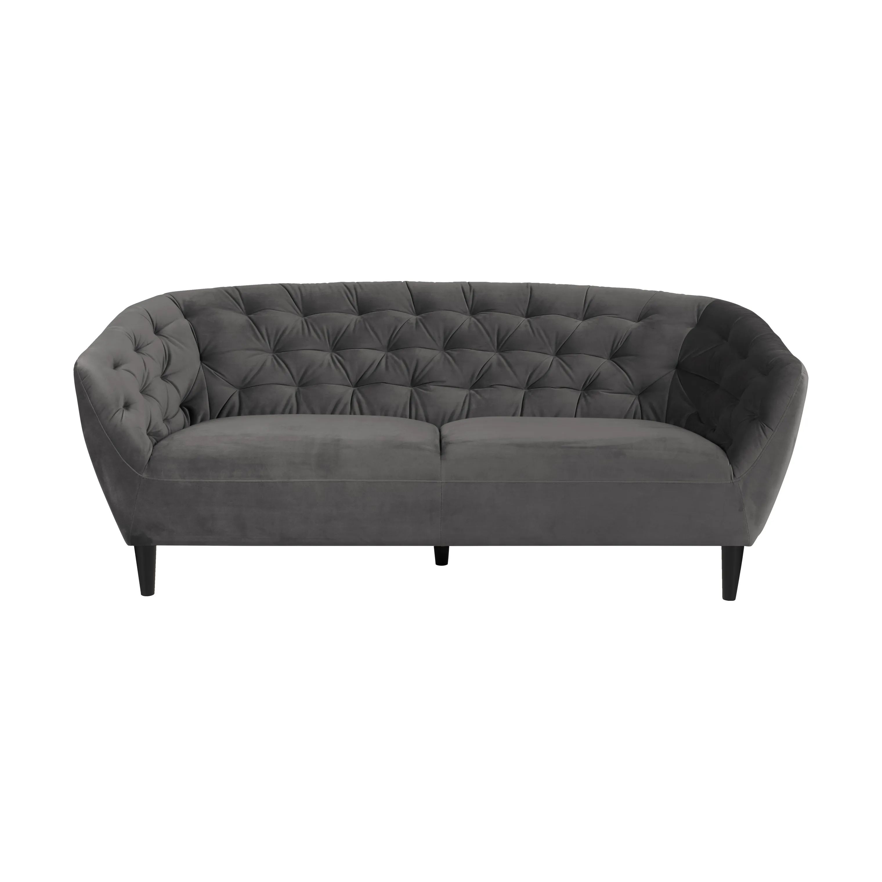 CASA Living Sofaer Ria Sofa i Mørkegrå, 191 cm, 1