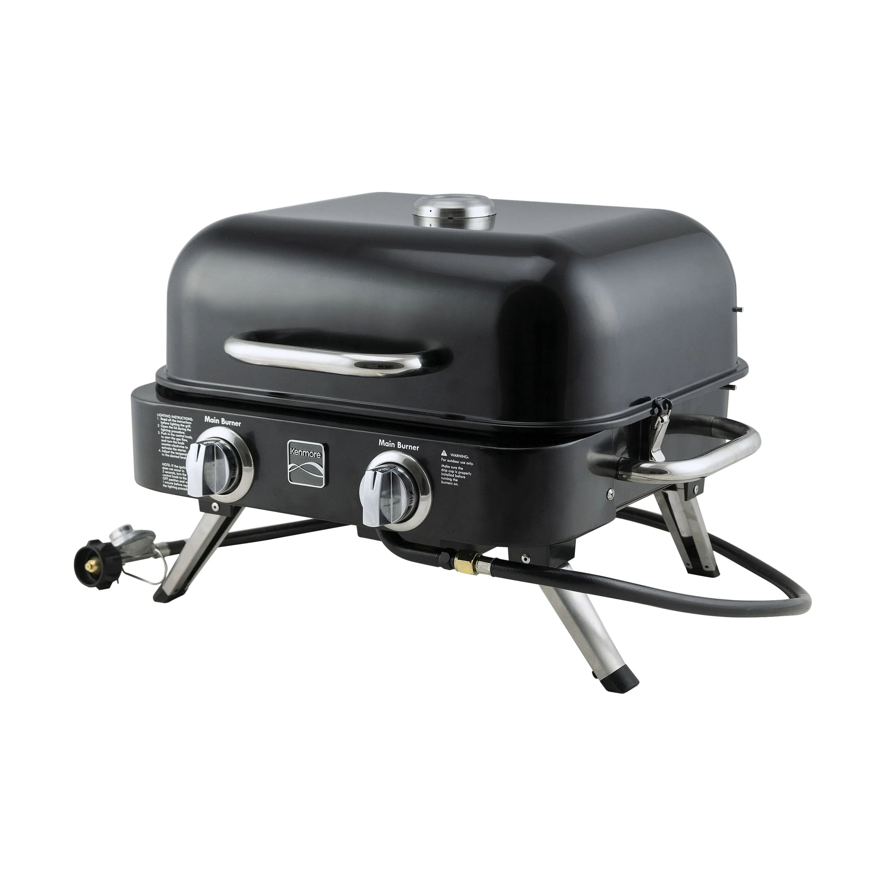 Kenmore Gasgrill Retro Gasgrill i Black, 4